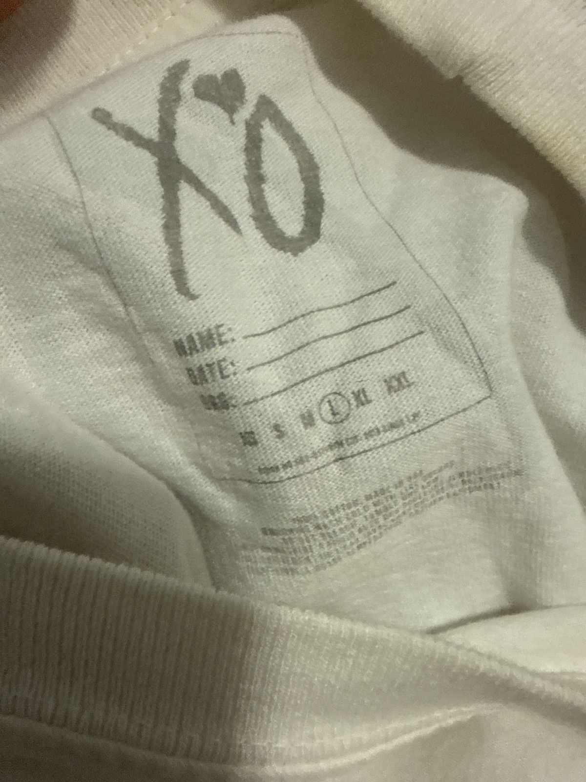 The Weeknd XO The Weeknd Dawn FM Mask Graphic T Shirt White Medium Size US L / EU 52-54 / 3 - 3 Thumbnail