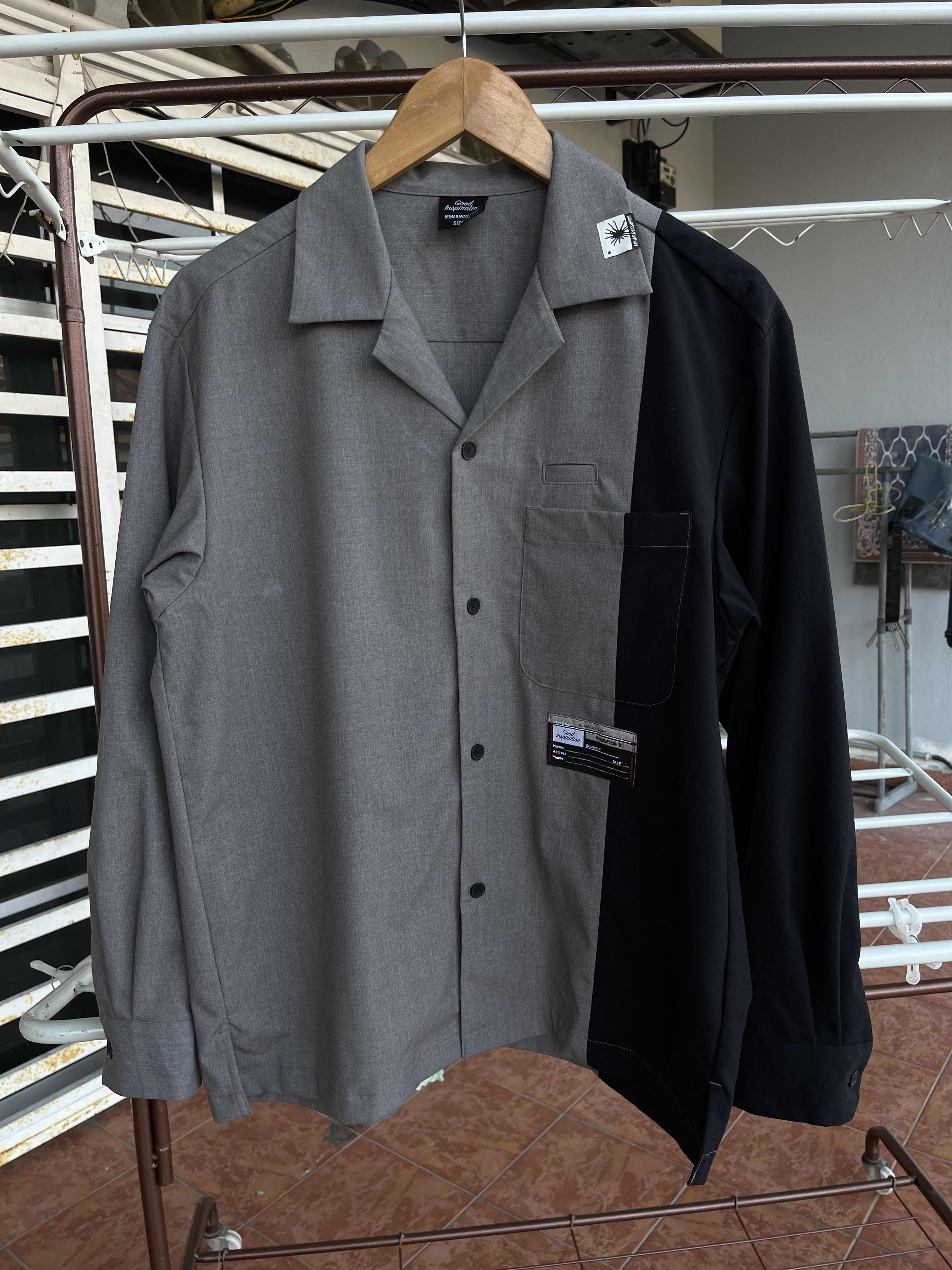 Beauty Beast 2 tone Long Sleeve Shirt Staffpick Travis Scott Size US L / EU 52-54 / 3 - 1 Thumbnail