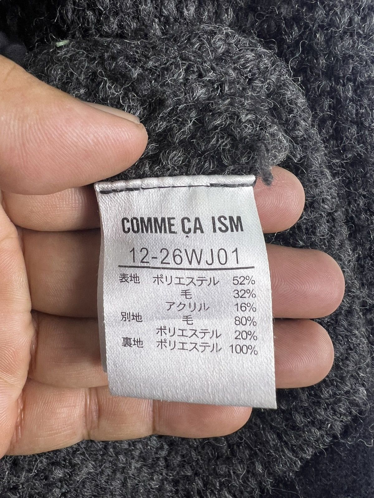 Comme Ca Ism × Japanese Brand × Vintage 🔥 COMME CA ISM JAPAN WOOL LONG COAT Size M / US 6-8 / IT 42-44 - 8 Thumbnail