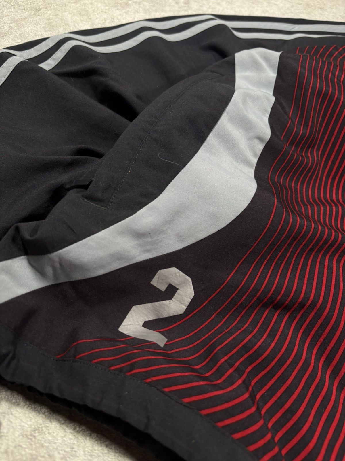 Adidas Vintage Adidas FC Sarnen Track Jacket RedBlack Three Stripes Size US L / EU 52-54 / 3 - 5 Thumbnail