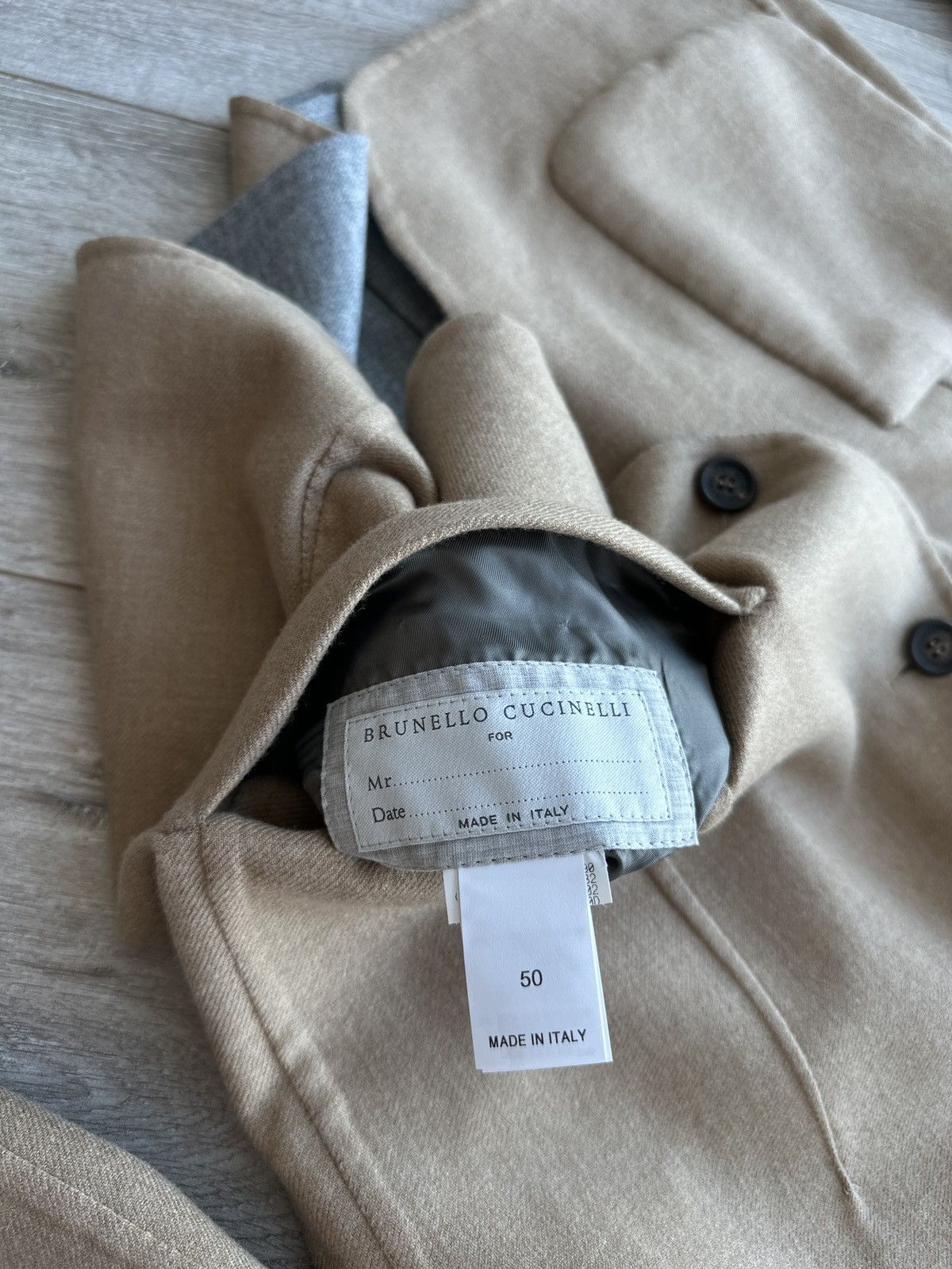 Brunello Cucinelli NWT RPR $5k Brunello Cucinelli Cashmere Reversible Jacket Size US M / EU 48-50 / 2 - 18 Thumbnail