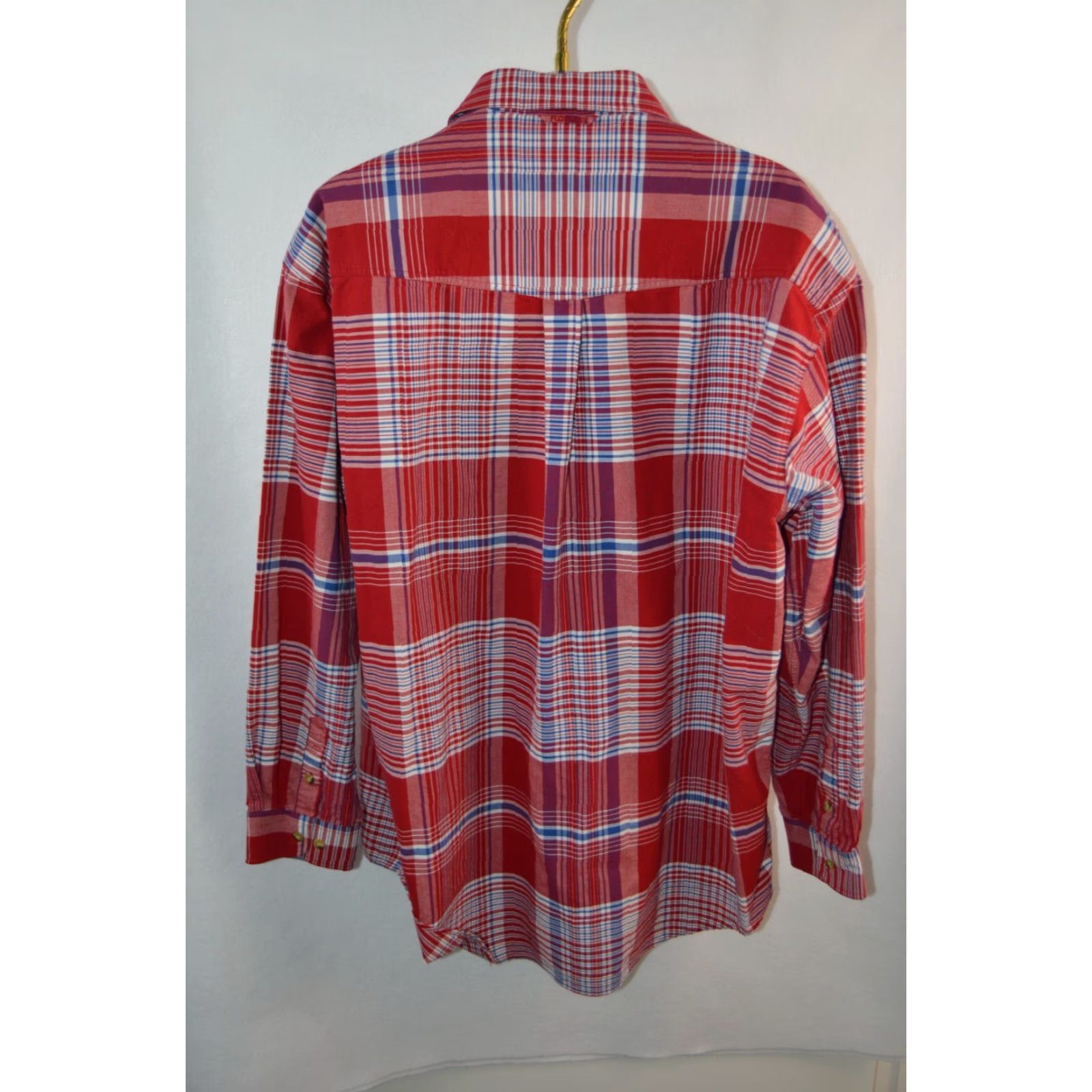 Roper Ropers Men's Shirt 2XL Red Plaid Long Sleeve Western Shirt Size US XXL / EU 58 / 5 - 2 Thumbnail