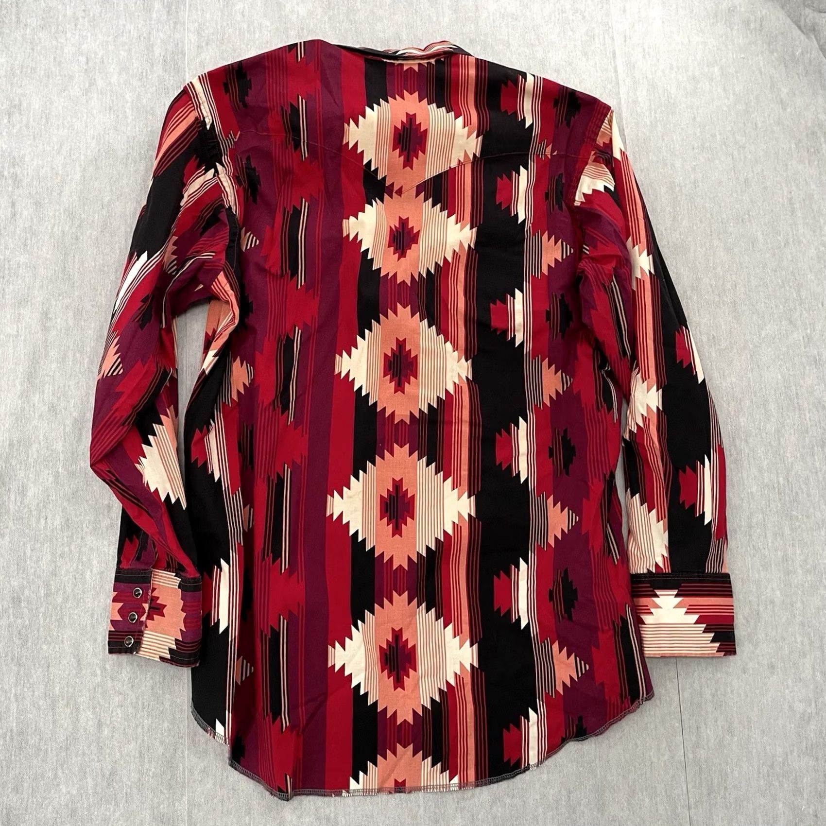 Wrangler VINTAGE Wrangler Shirt Mens Large Cowboy Cut X-Long Tails Button Up Western 16.5 Size US L / EU 52-54 / 3 - 4 Thumbnail