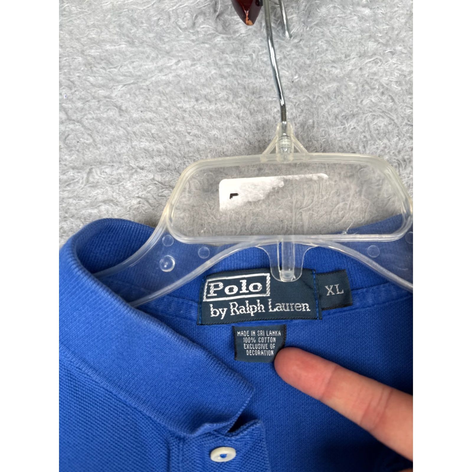 Ralph Lauren VINTAGE Ralph Lauren Polo Shirt Men XL Blue 100% Cotton Polo Shirt Golf Shirt Polo Ralph Lauren Polo Shirt Men XL Blue 100% Cotton Golf Size US XL / EU 56 / 4 - 7 Thumbnail