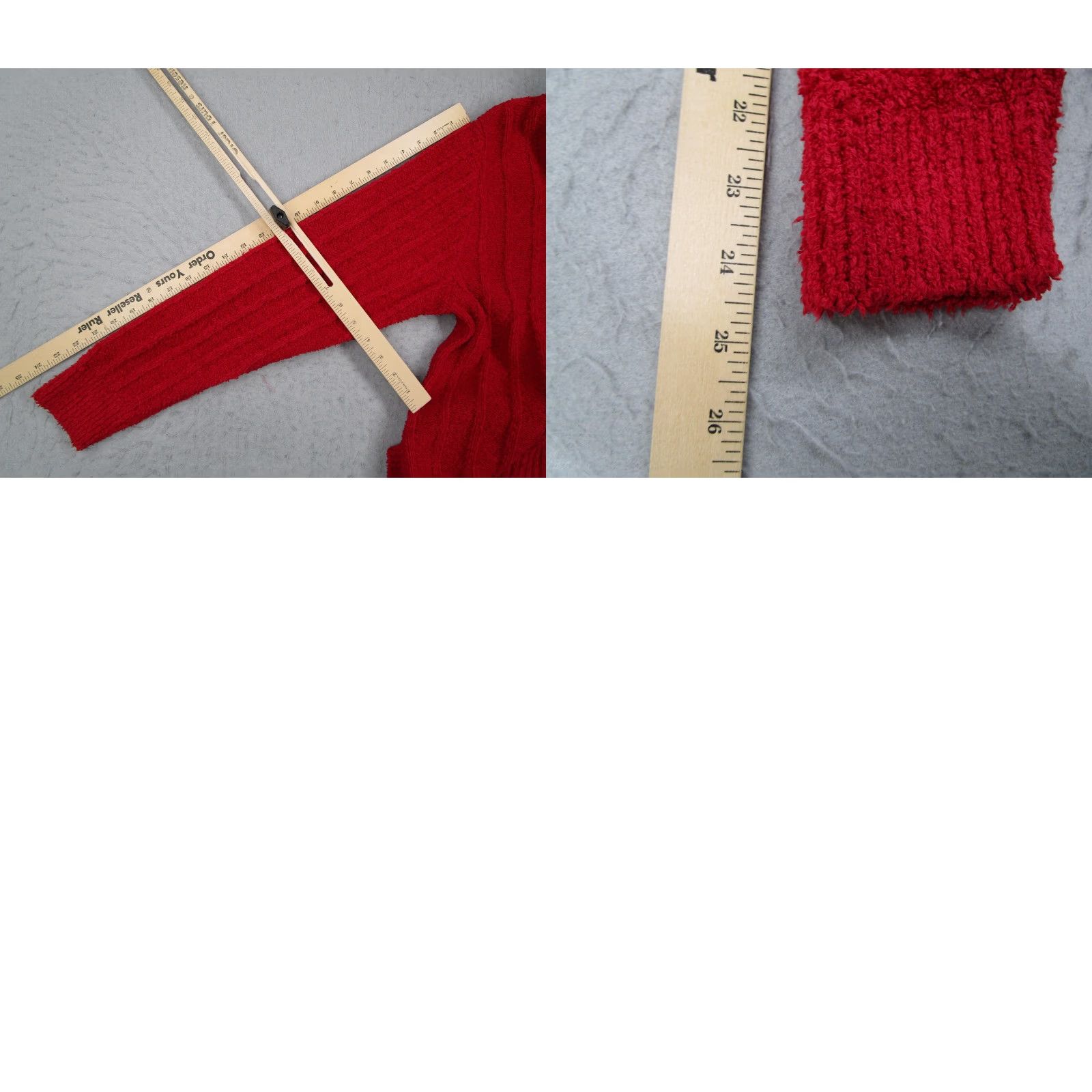 Orvis VINTAGE Orvis Cardigan Sweater Womens XL Red Button Front Rib Knit Made USA Size XL / US 12-14 / IT 48-50 - 8 Thumbnail