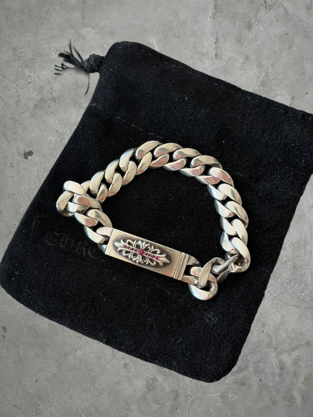 Chrome Hearts Chrome Hearts Ruby Floral Bracelet Size ONE SIZE - 5 Thumbnail