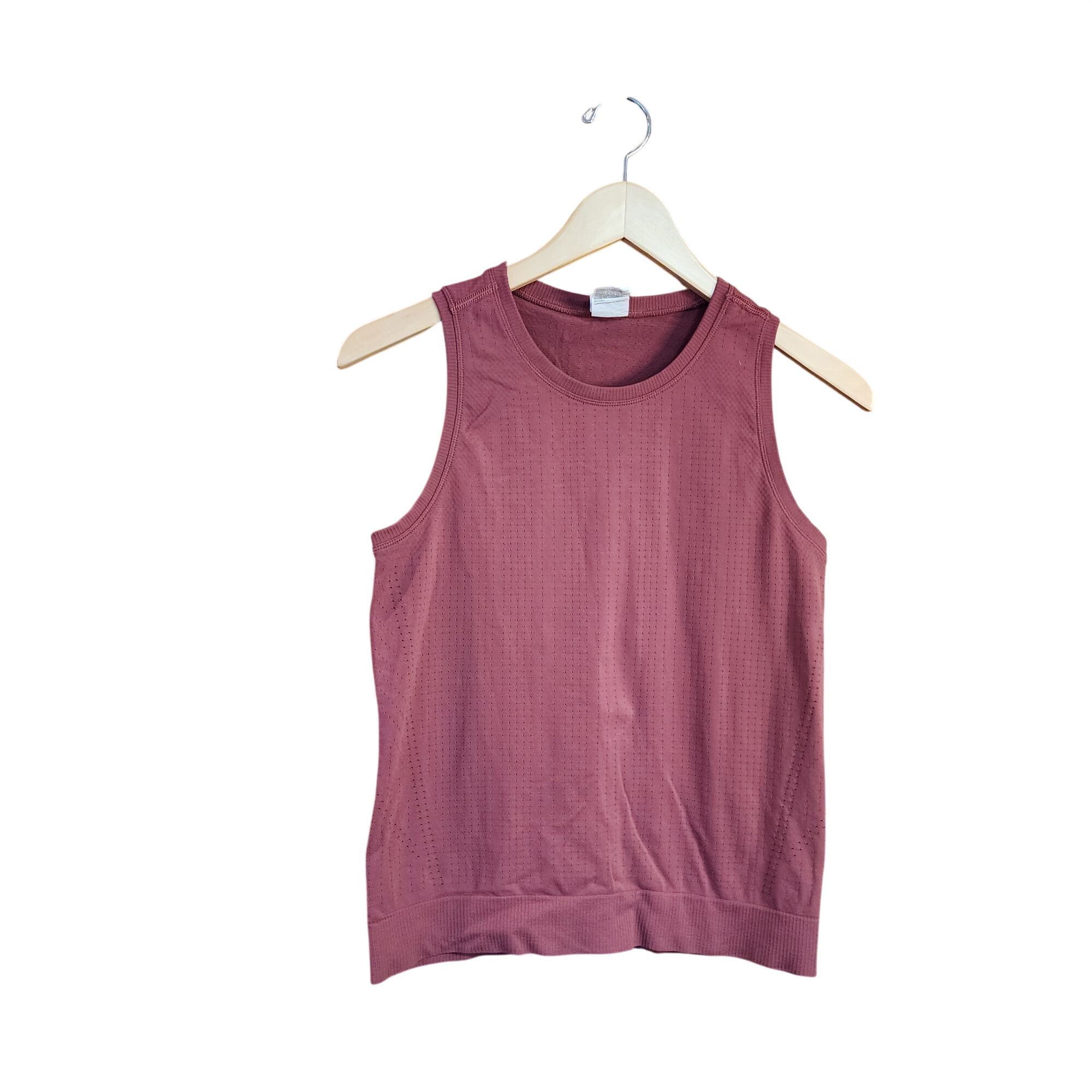 Athleta Athleta mauve Lasercut high neck active running tank top wom Size XS / US 0-2 / IT 36-38 - 1 Thumbnail