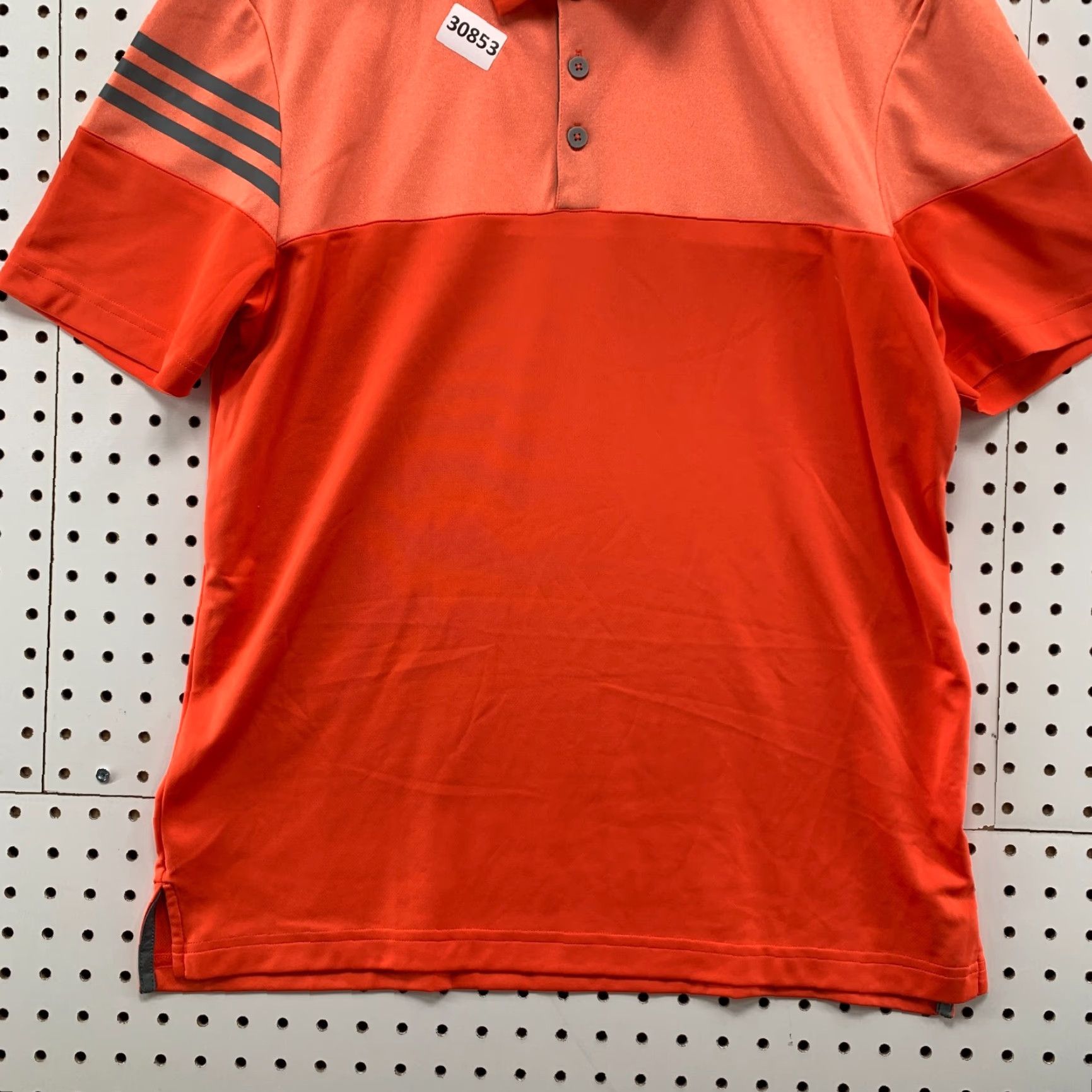 Adidas Adidas Golf Polo Shirt Mens Medium Orange Colorblock Active Short Sleeve 21x28 Polo Mens Colorblock Orange Golf Shirt Adidas Size US M / EU 48-50 / 2 - 6 Thumbnail