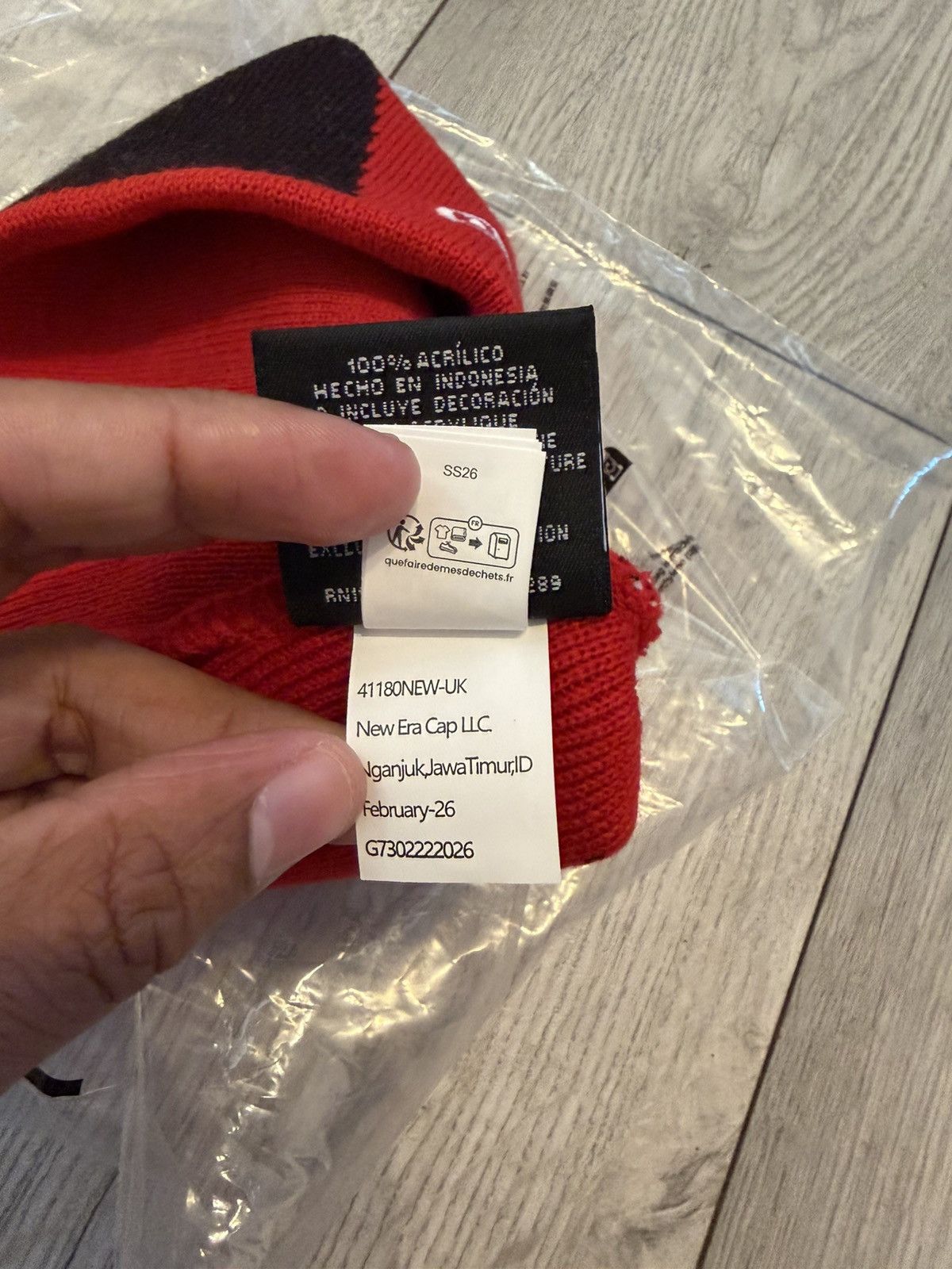 Supreme Supreme SS26 Ghostface Beanie Red Size ONE SIZE - 10 Thumbnail