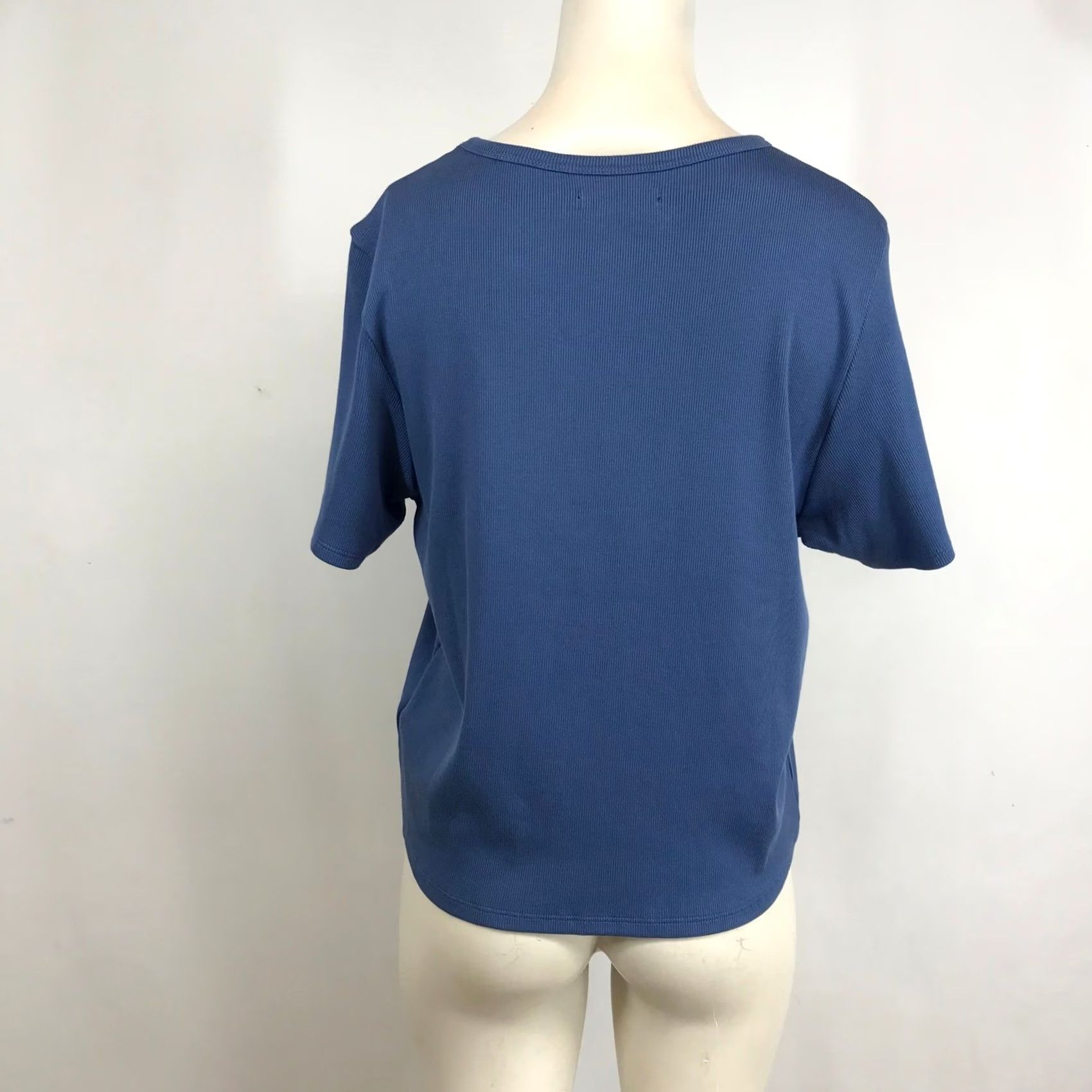 Pendleton VINTAGE Pendleton Blue Ribbed Crew Neck Knit Top XL Womens Size XL / US 12-14 / IT 48-50 - 5 Thumbnail