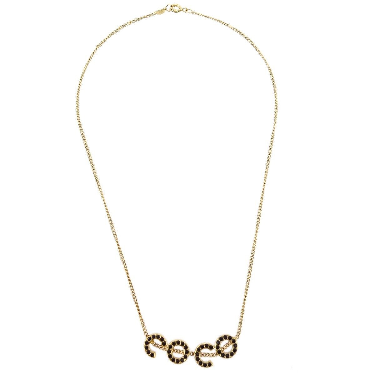 Chanel Chanel Coco Long Necklace Gold-plated Size ONE SIZE - 1 Thumbnail
