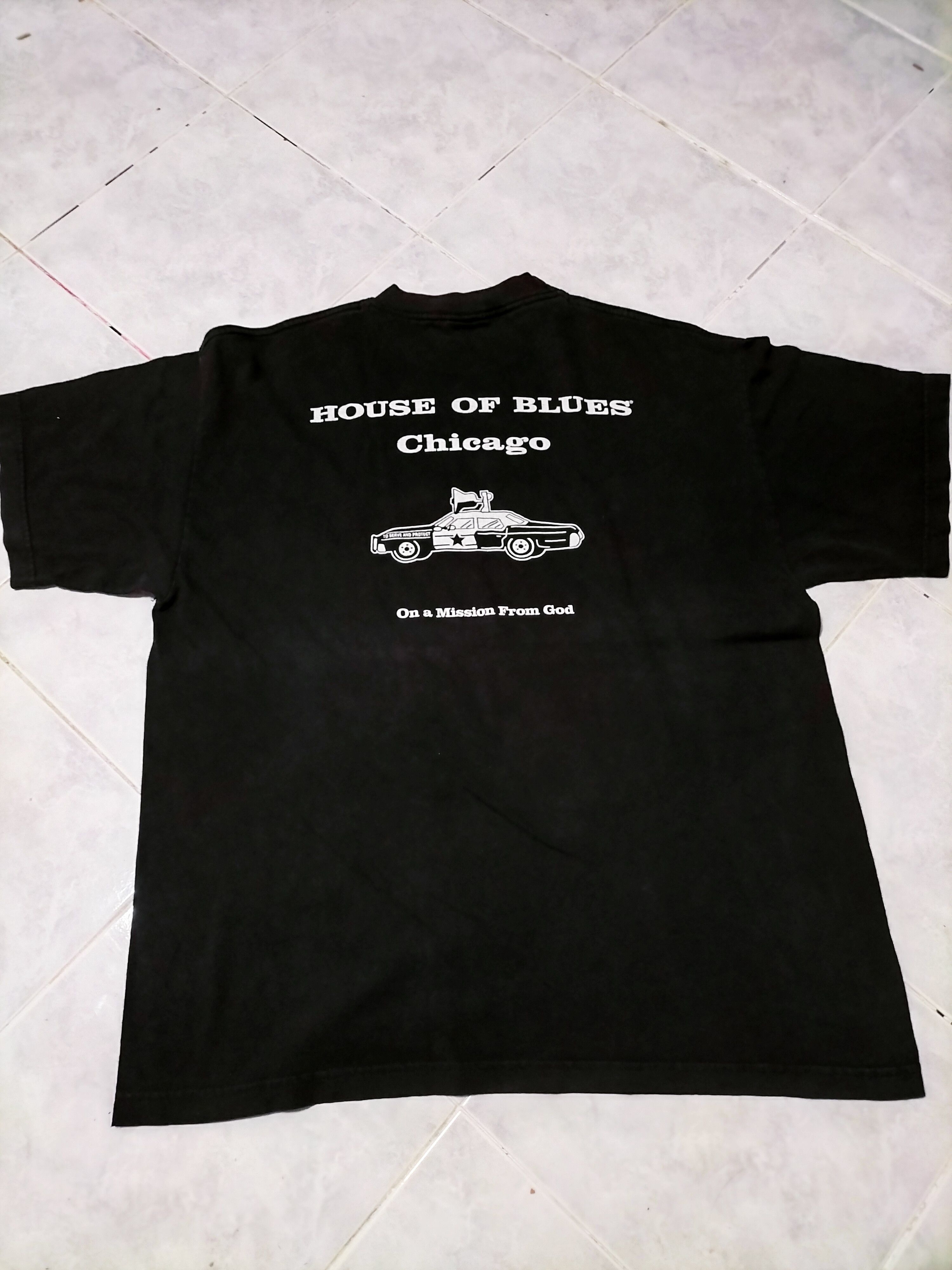 Band Tees Vintage Blues Brothers House Of Blues Chicago Size US XL / EU 56 / 4 - 4 Thumbnail