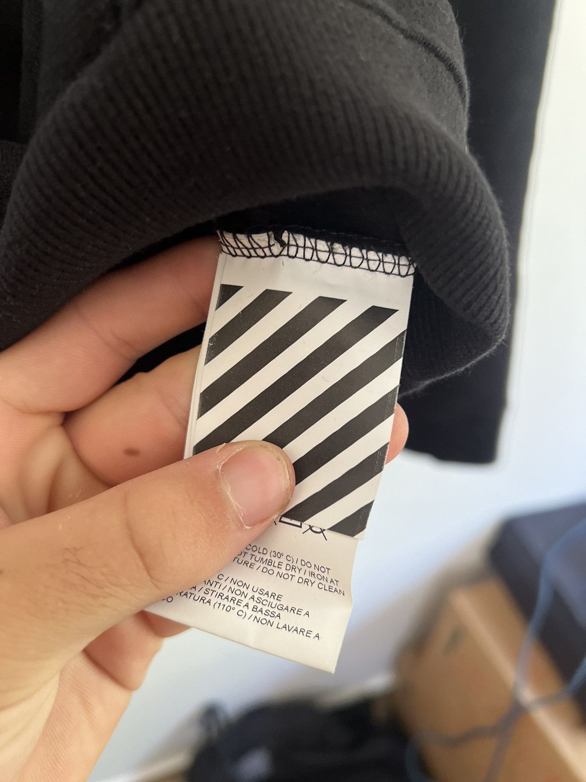 Dover Street Market × Off-White Off white X DSM “Watch Your Back” Hoodie Size US M / EU 48-50 / 2 - 8 Thumbnail