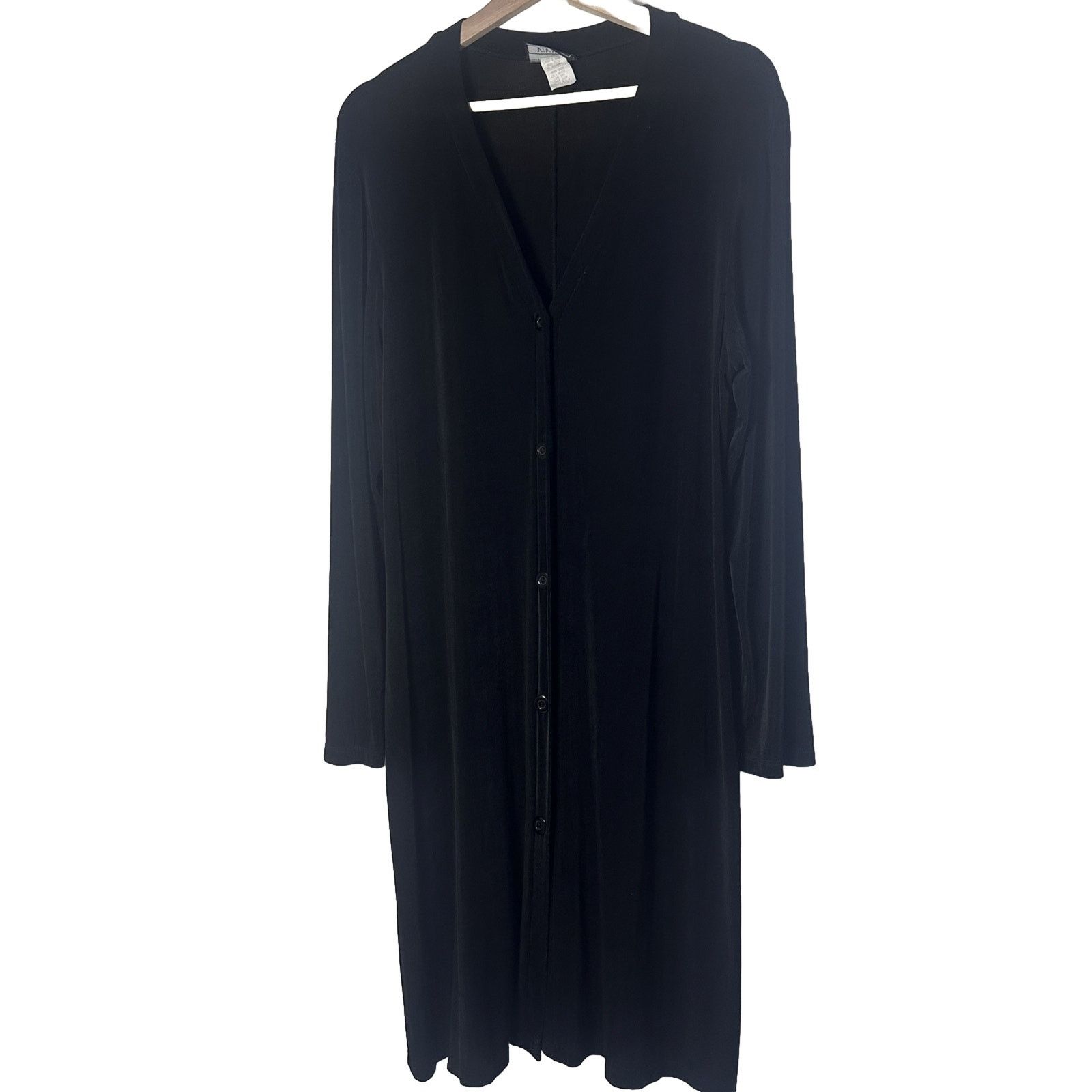 Other Vivyd Cardigan Slinky Acetate Long Buttons Travel No Wrinkle Size L / US 10 / IT 46 - 1 Thumbnail