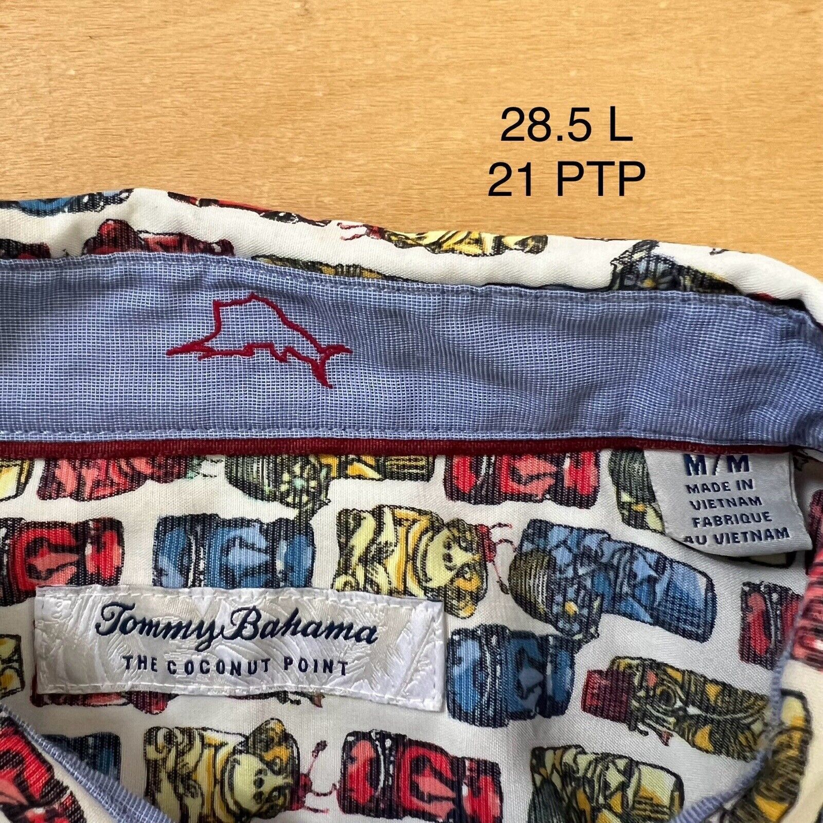 Tommy Bahama Tommy Bahama Coconut Point Shirt M Multicolor Tiki Hawaiian Size US M / EU 48-50 / 2 - 6 Thumbnail