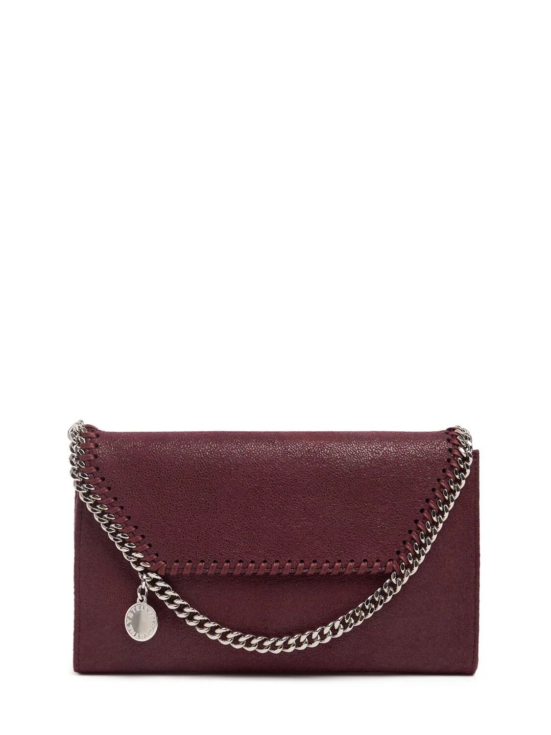 Stella McCartney Falabella Plum Chain Wallet Bag New