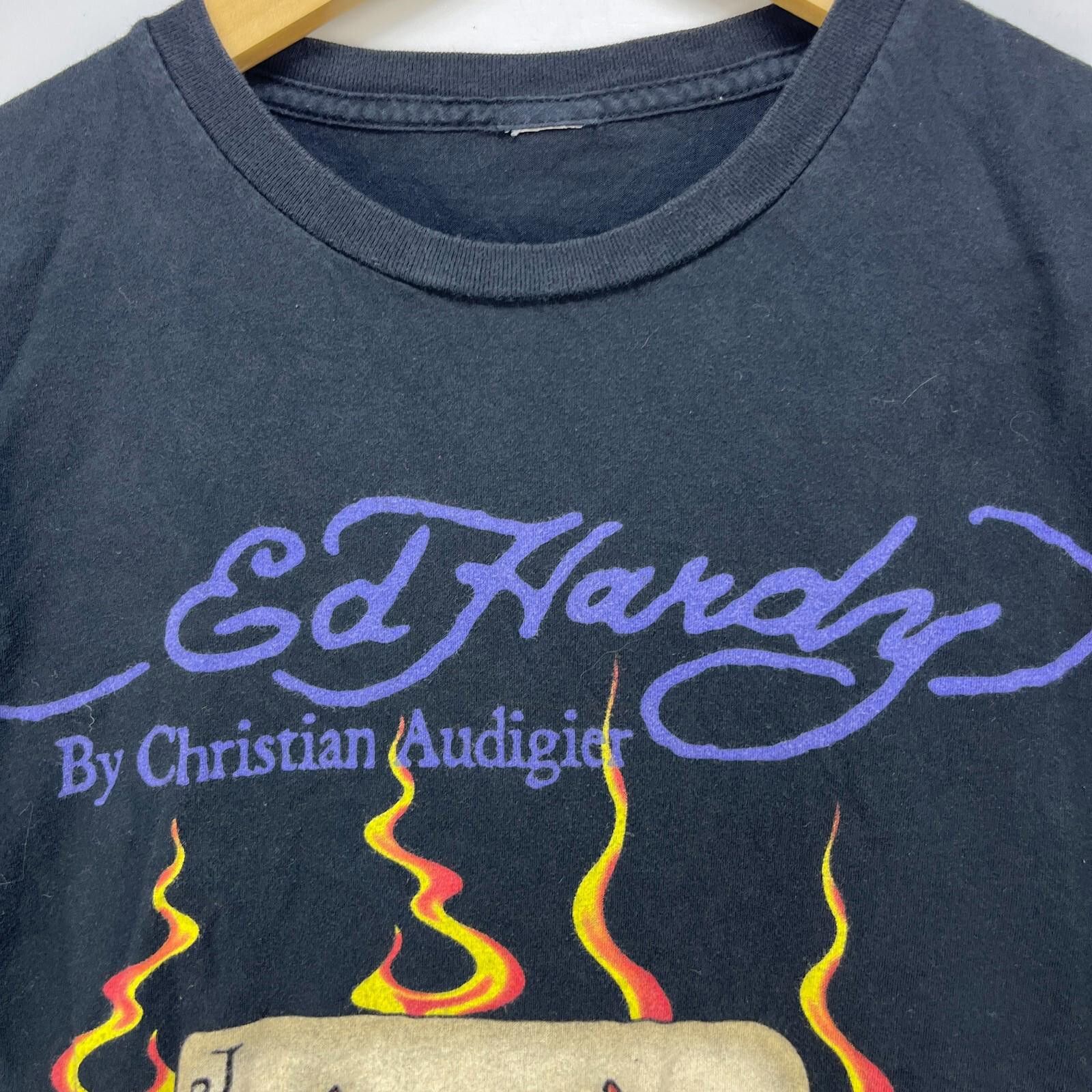 Ed Hardy Vintage Ed Hardy Y2K Dracula Joker T Shirt Medium Size US M / EU 48-50 / 2 - 6 Thumbnail
