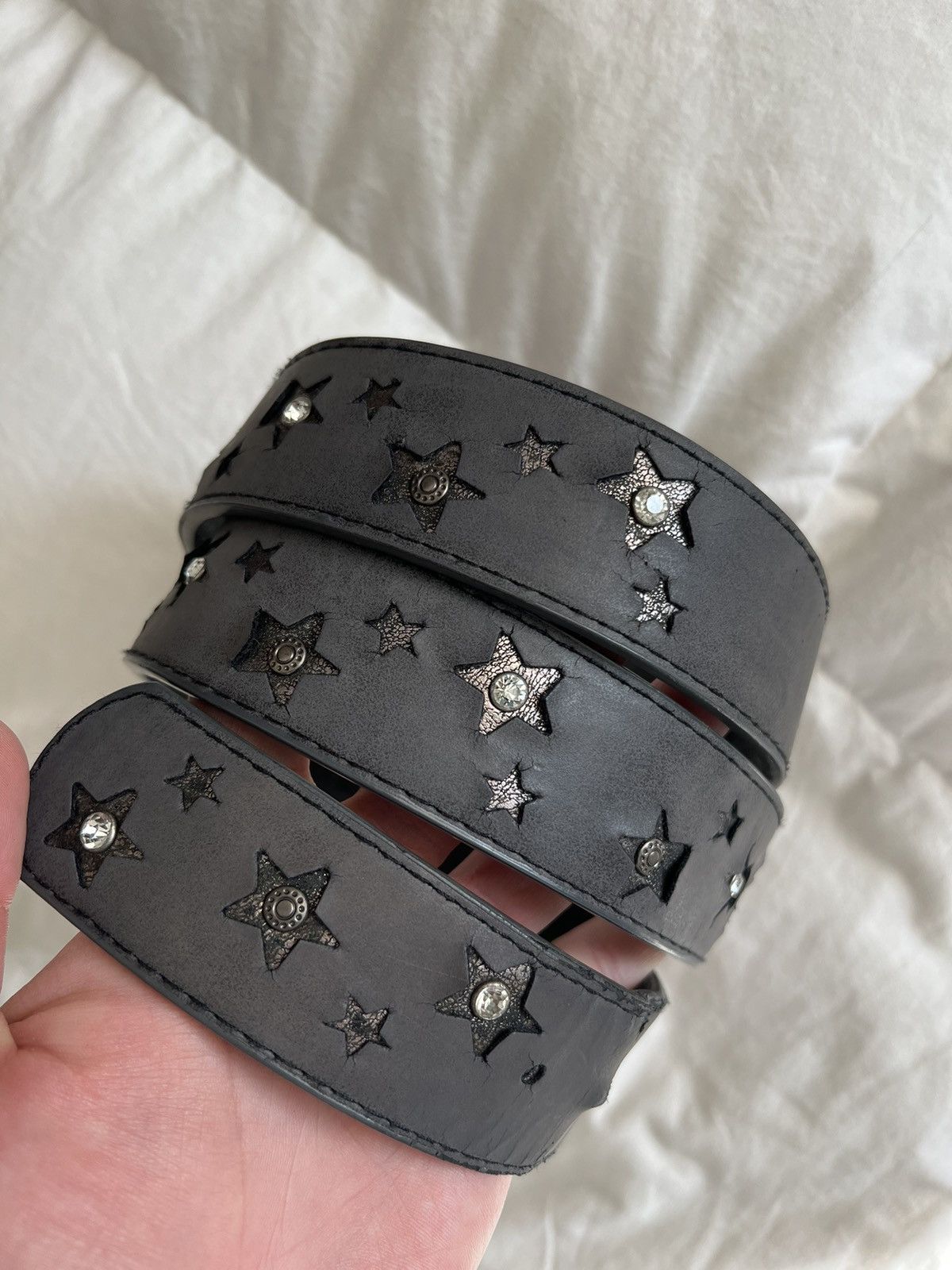 Hysteric Glamour × If Six Was Nine × Vintage Y2K Vintage Leather Belt BB Simon Style Size ONE SIZE - 2 Thumbnail