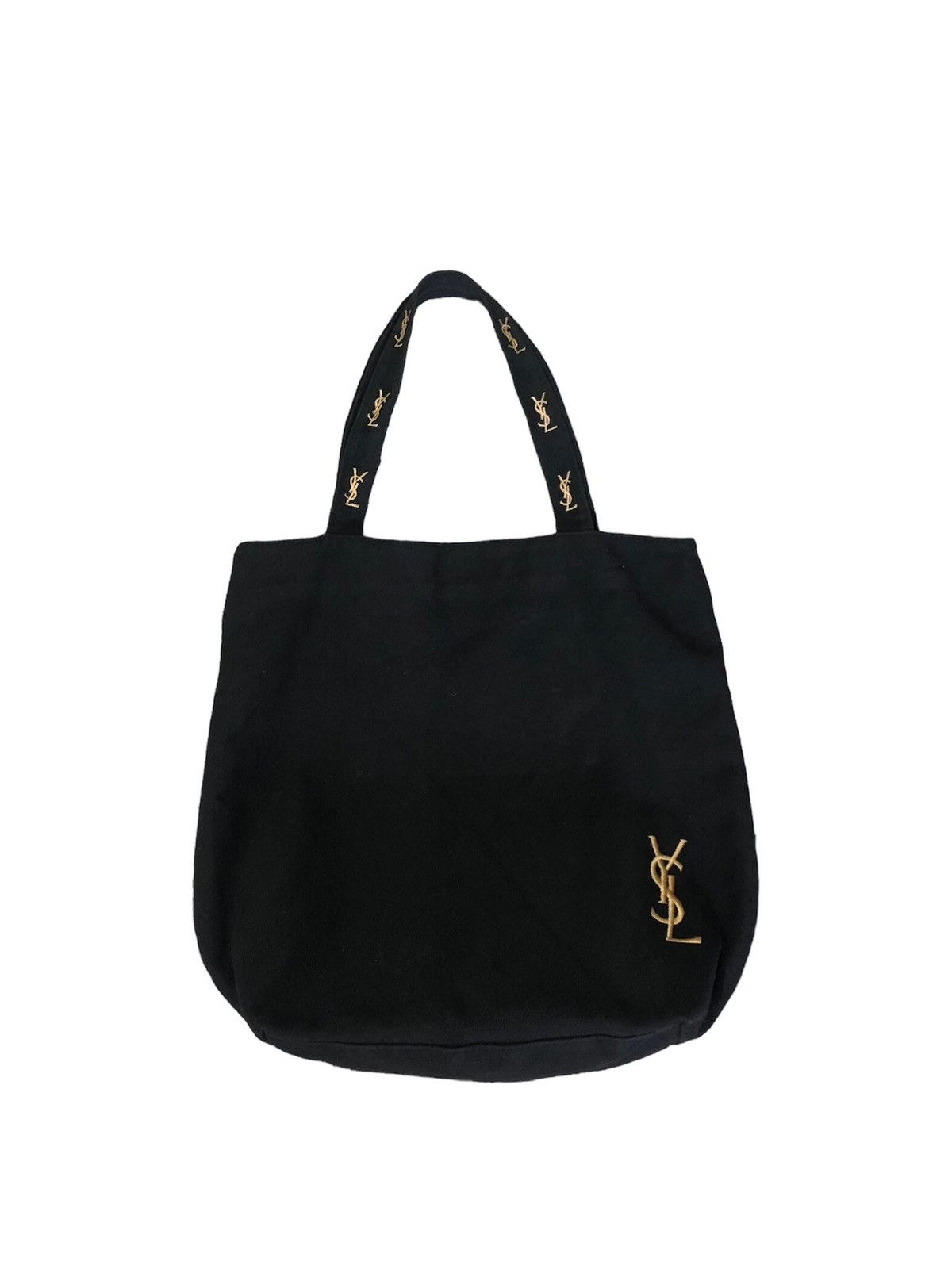 Yves Saint Laurent Yves Saint Laurent Embroidery Logo Tote Bag Size ONE SIZE - 1 Thumbnail