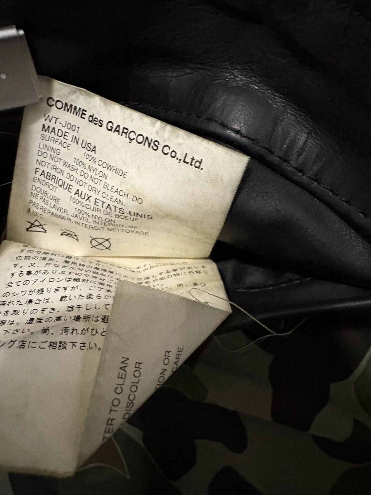 Junya Watanabe × Vanson Leathers AW2007 Junya Watanabe x Vanson Leather Perfecto Jacket Size US S / EU 44-46 / 1 - 7 Thumbnail