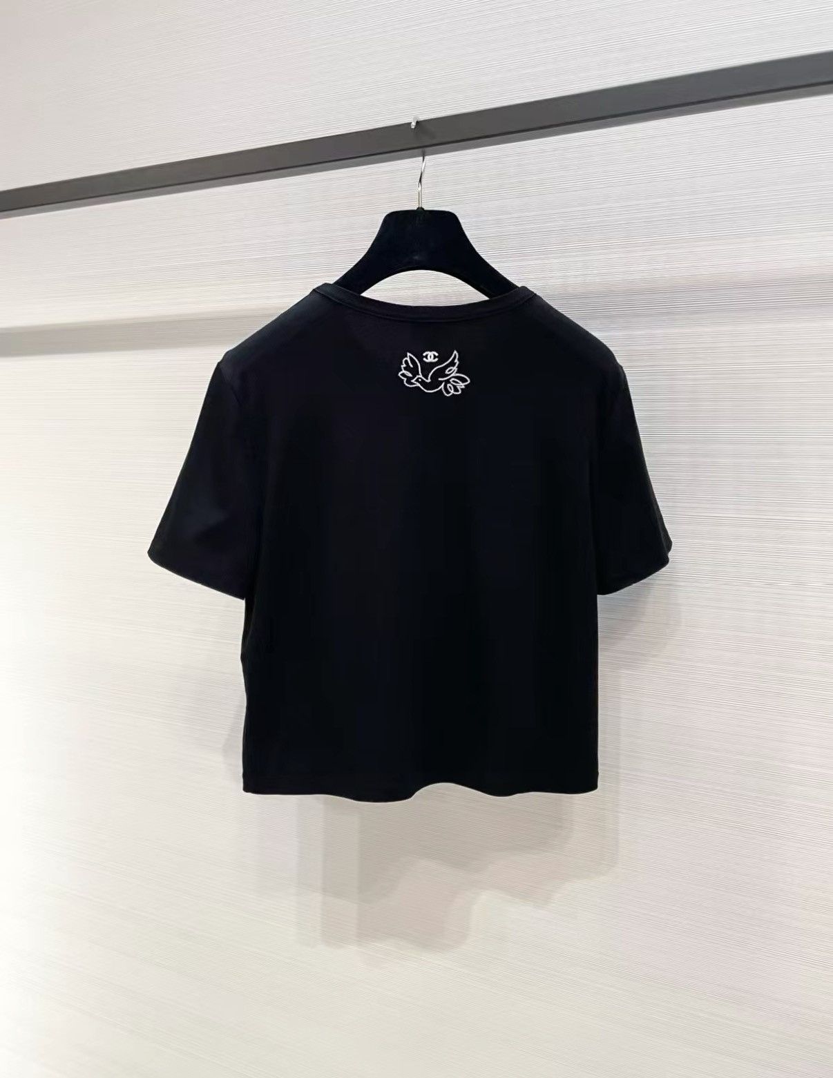 Chanel Chanel F34 Black T‑shirt J33 Size S / US 4 / IT 40 - 2 Thumbnail