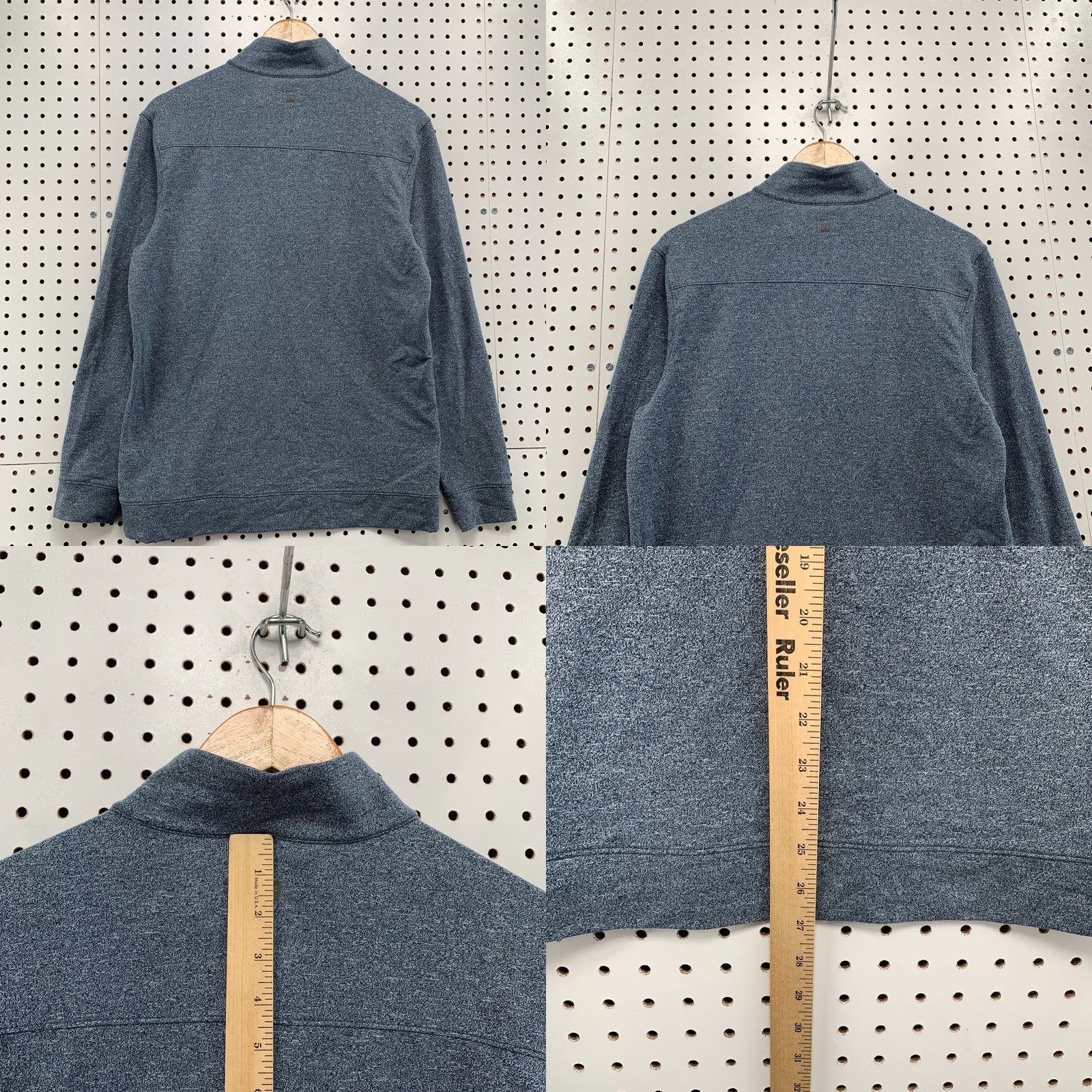 Vintage 01 Algo Lightweight 1/4 Zip Pullover Moisture Wicking Blue S Mens Small 20x27 Size US S / EU 44-46 / 1 - 8 Thumbnail