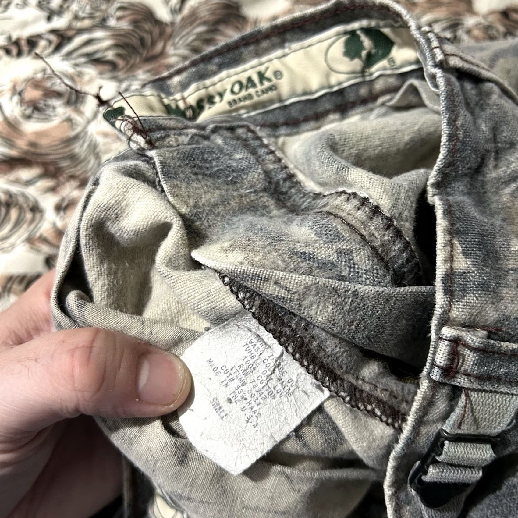Vintage VINTAGE Mossy Oak Pant Cargo 90s Small Brown Men XS? Size US 29 - 4 Thumbnail