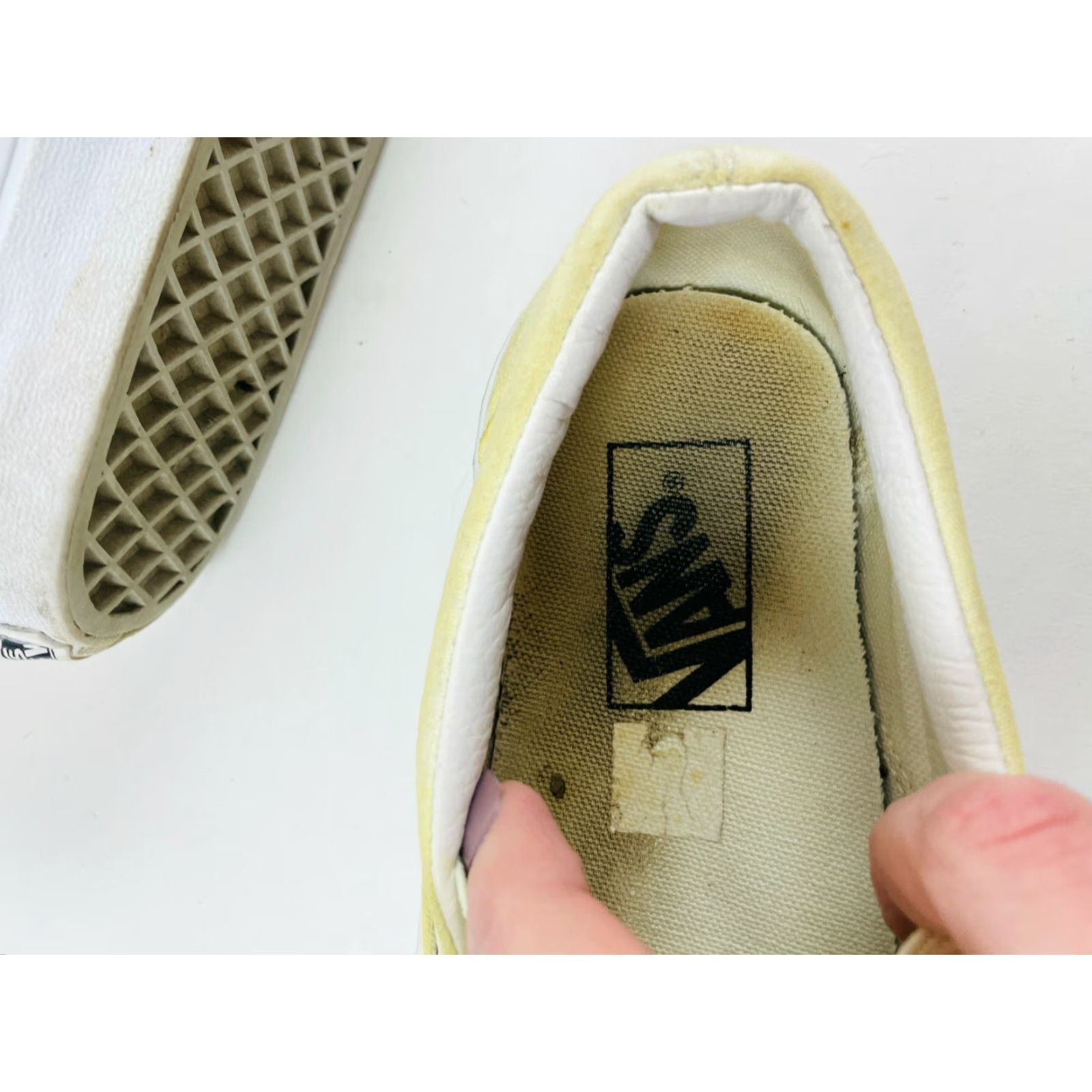 Vans VANS Classic Slip-On Sneakers Unisex Adults Yellow Tie Dye Casual Breathable Canvas Size US 6 / IT 36 - 7 Thumbnail