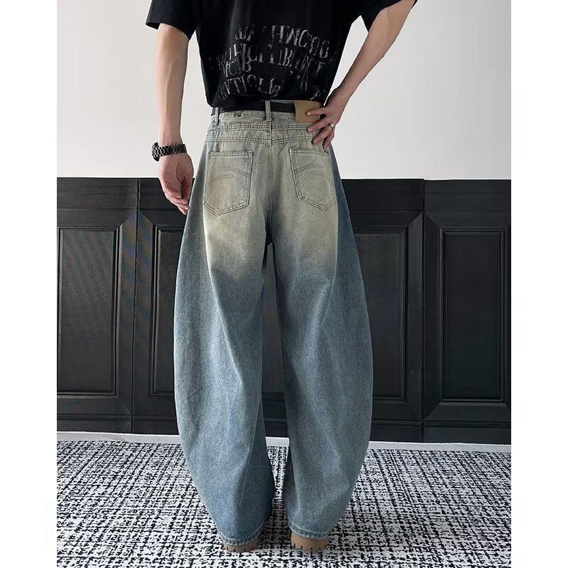 Japanese Brand Retro casual straight leg wide leg jeans Size US 32 / EU 48 - 4 Thumbnail