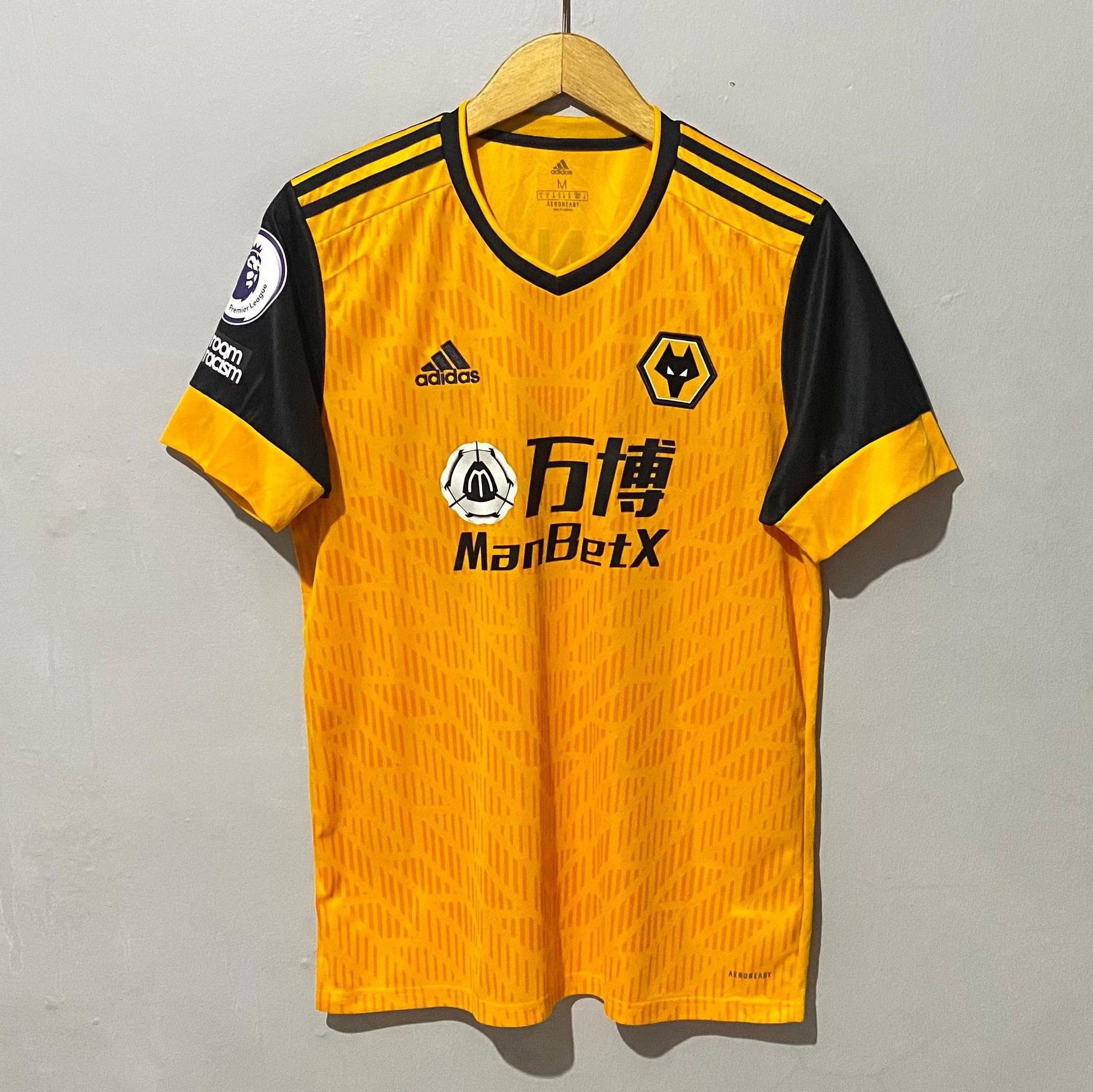Adidas Wolverhampton Wanderers 2020-2021 Home Jersey Vitinha Size US M / EU 48-50 / 2 - 1 Thumbnail