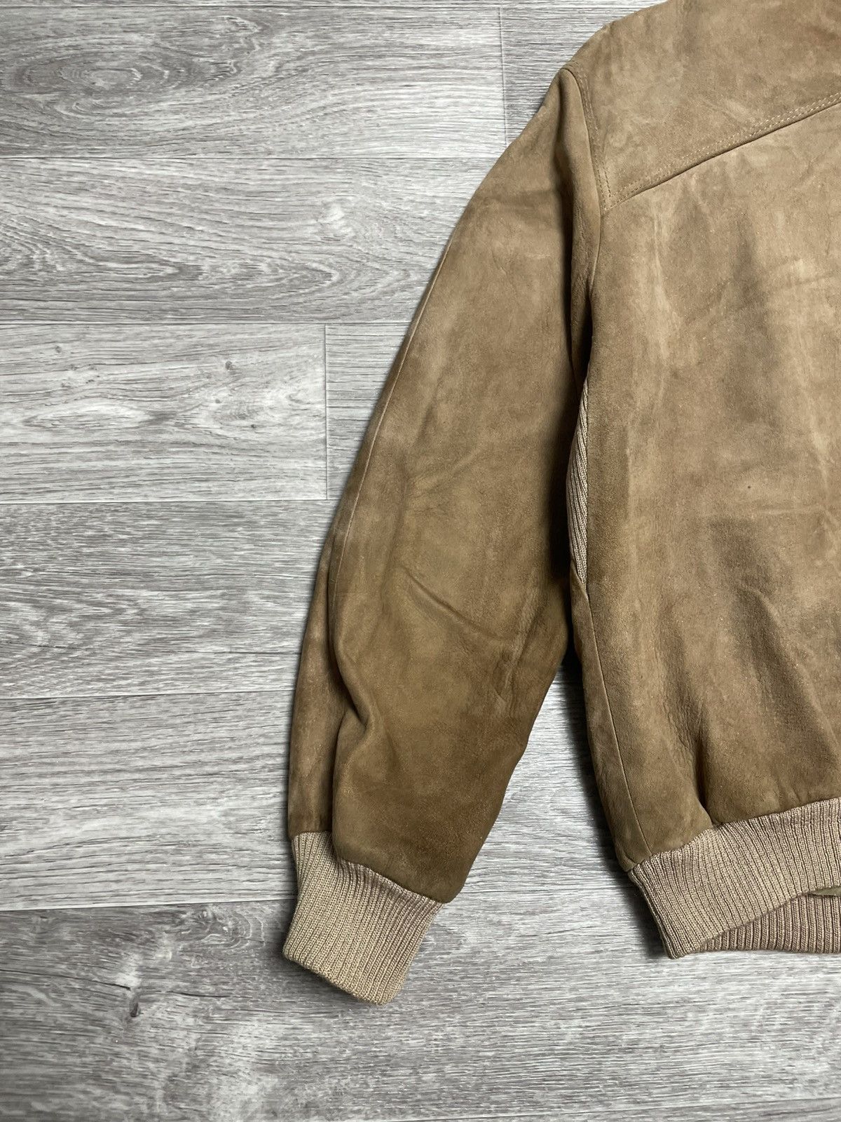If Six Was Nine Vintage Brown Real Suede Button-Up Jacket Size US M / EU 48-50 / 2 - 20 Thumbnail