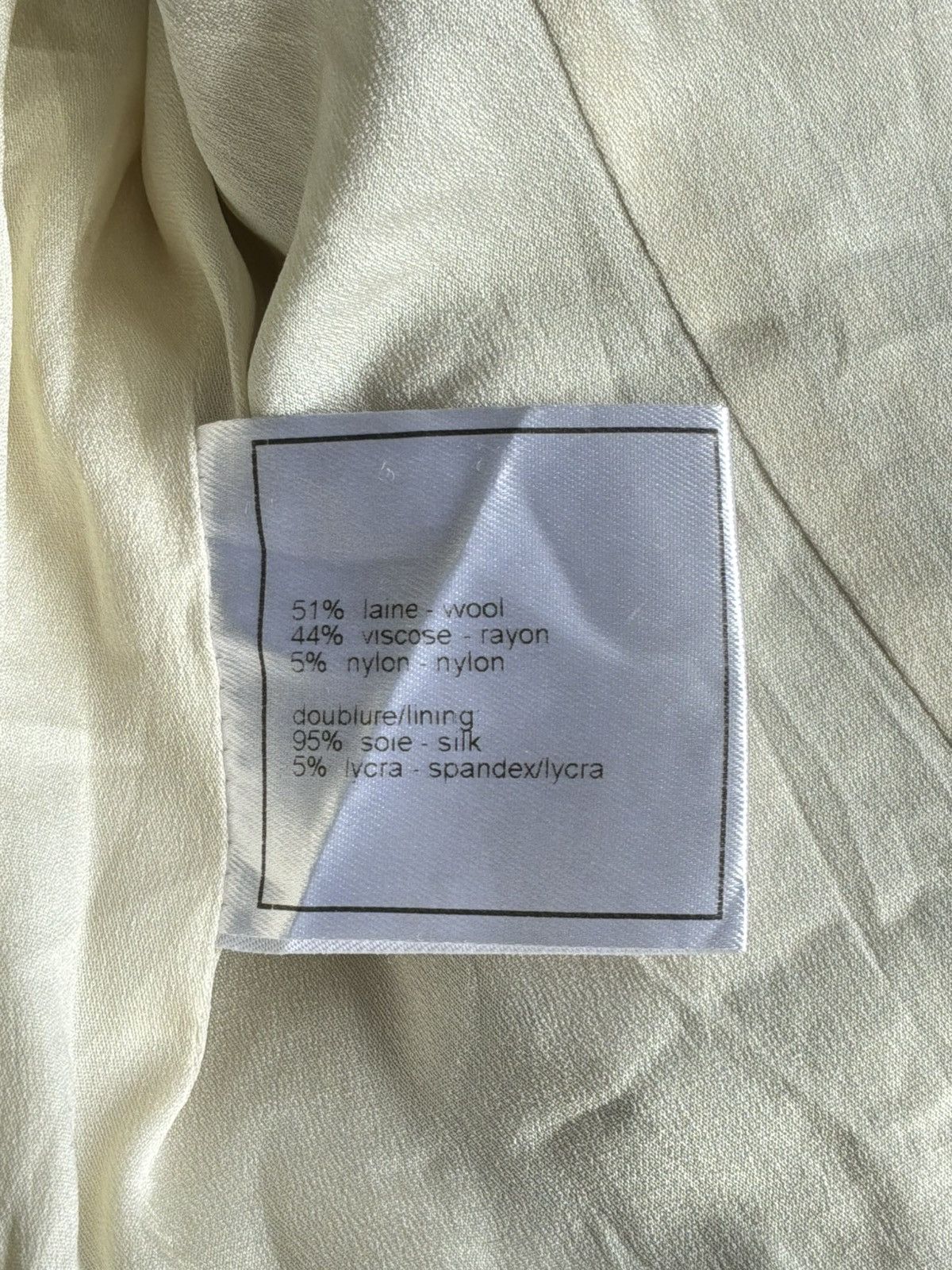 Chanel S/S 1998 - Chanel - Beige Tweed Jacket Size XS / US 0-2 / IT 36-38 - 14 Thumbnail