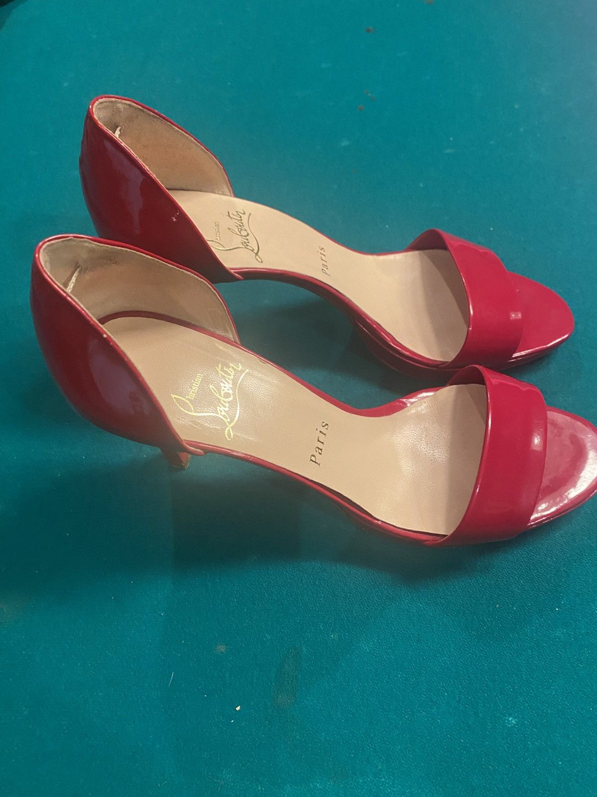 Christian Louboutin Red Christian LouBouton heels Size US 7 / IT 37 - 2 Thumbnail
