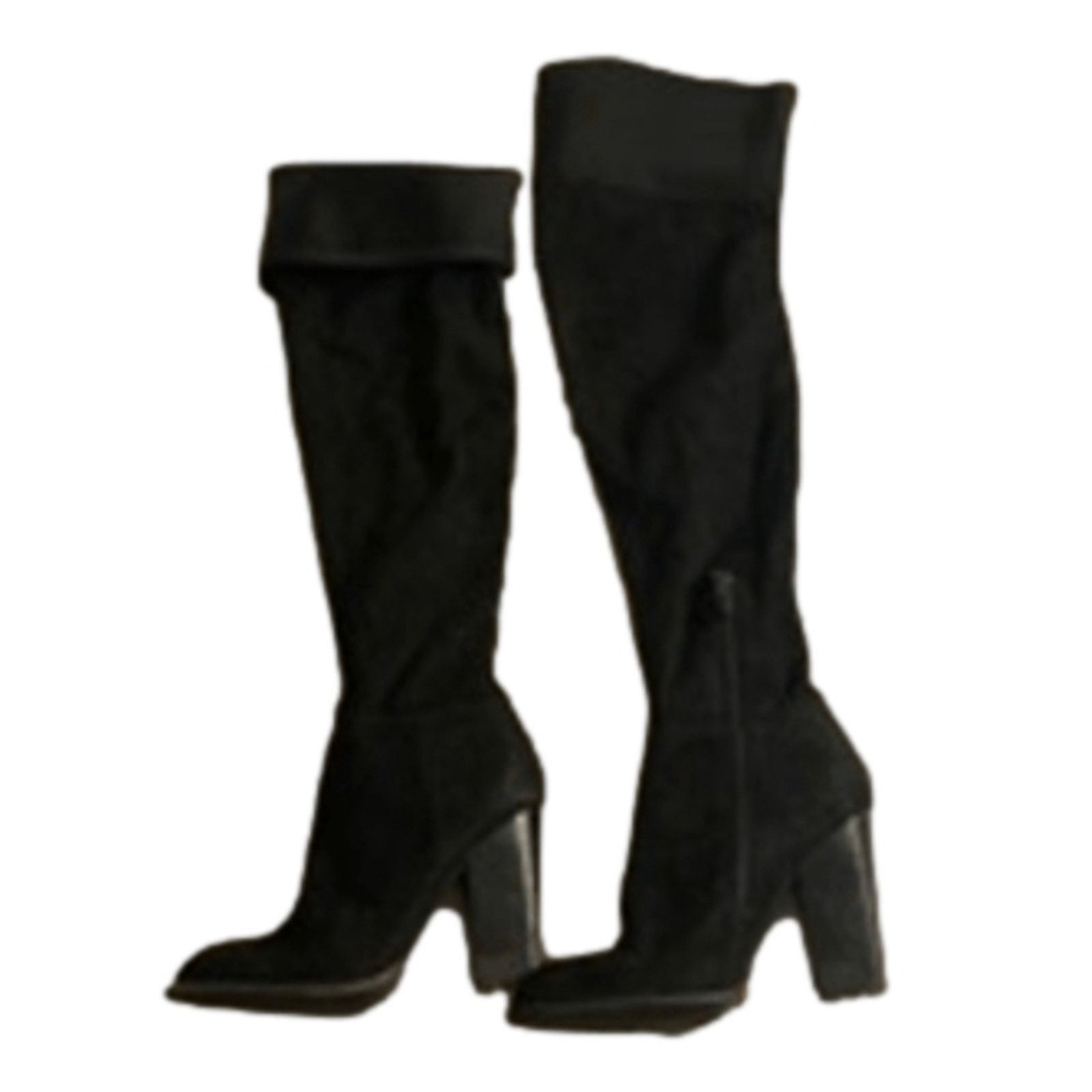 Calvin Klein Calvin Klein Jeans Charli Over-the-Knee Boots Black 7.5 Size US 7.5 / IT 37.5 - 2 Thumbnail