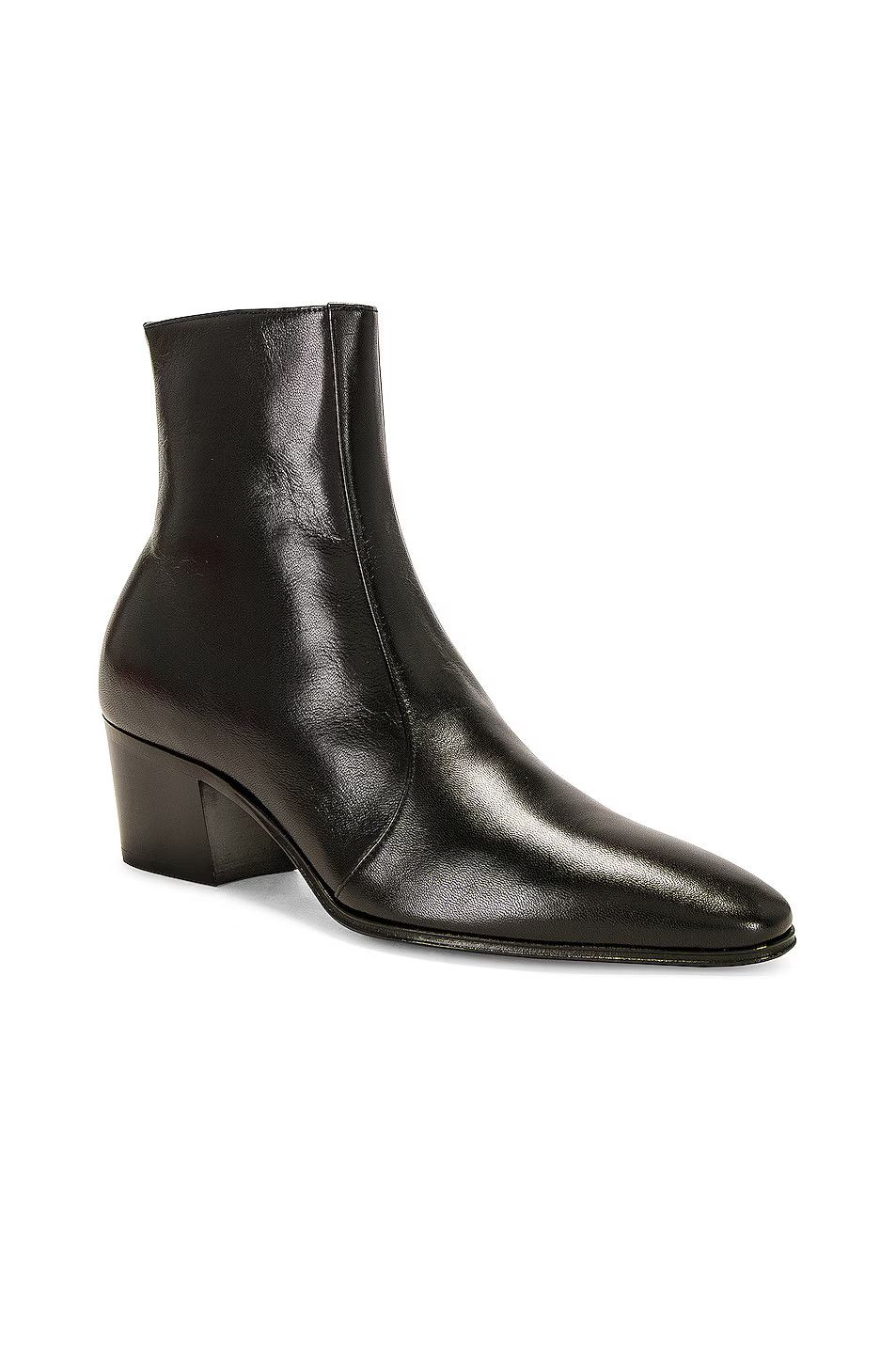 Saint Laurent Paris o1b1hav111224 Vassili 60 Zip B Incroc Muriel Boots in Nero Size US 6.5 / IT 36.5 - 2 Thumbnail