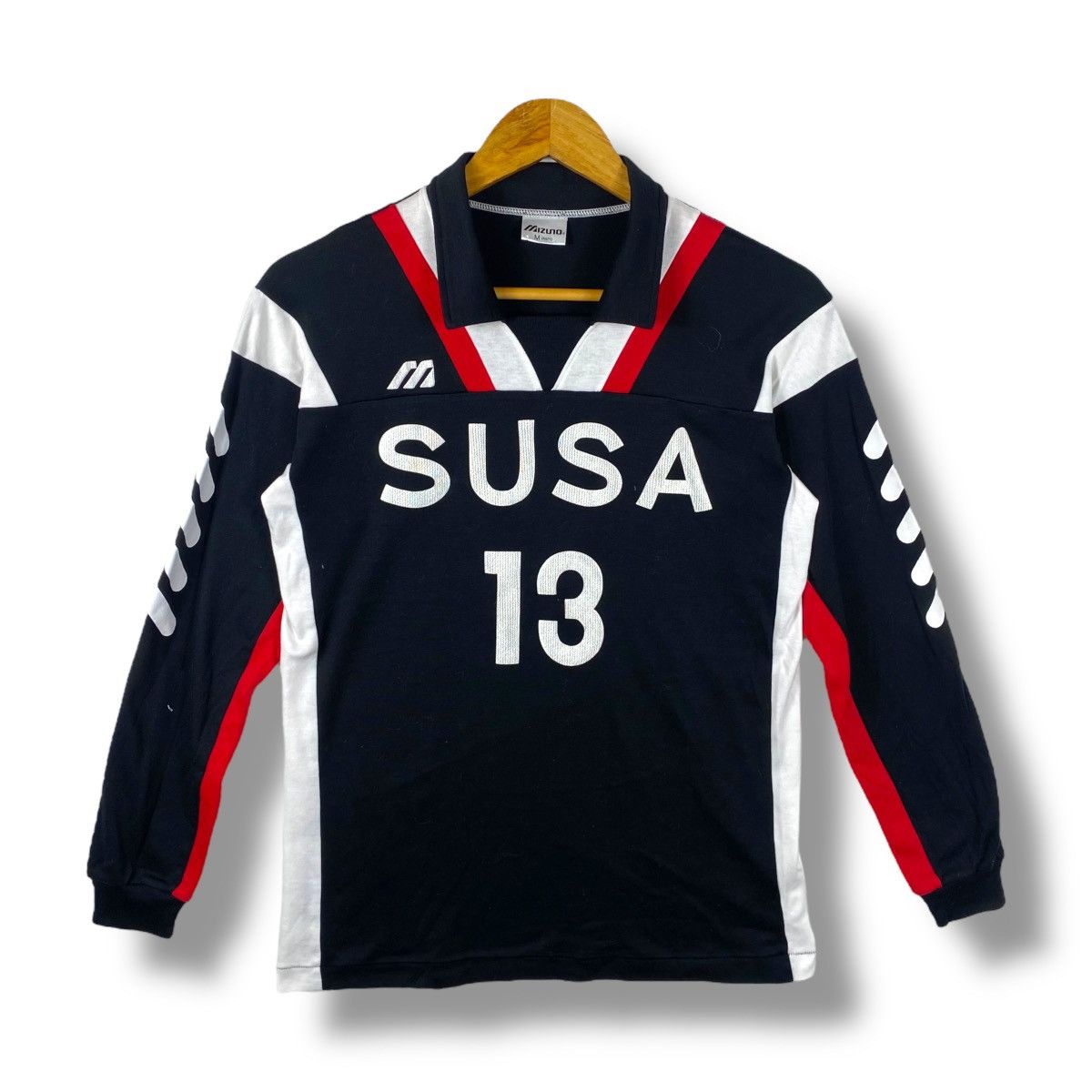 Mizuno Vintage 80s 90s MIZUNO Longsleeve Jersey Size US M / EU 48-50 / 2 - 1 Thumbnail