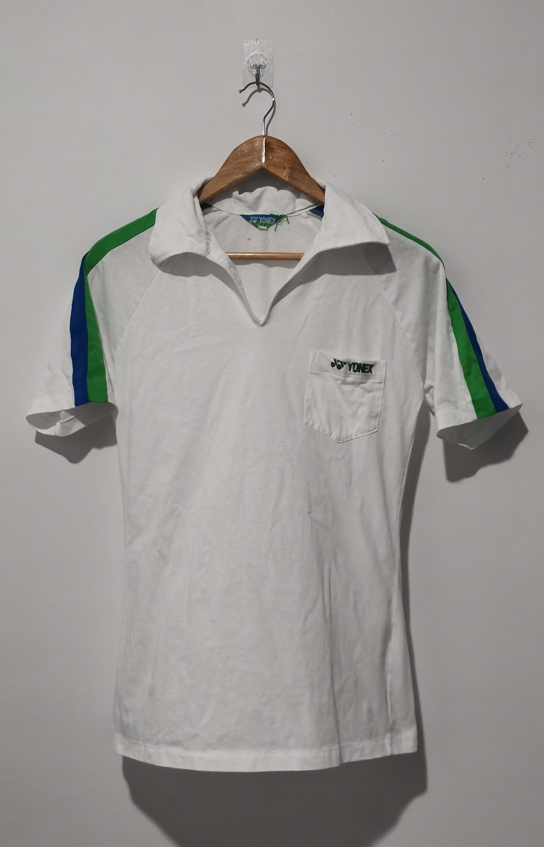 Vintage Vintage Yonex Japan Shirt White – Rare 90s Piece Size M / US 6-8 / IT 42-44 - 2 Thumbnail