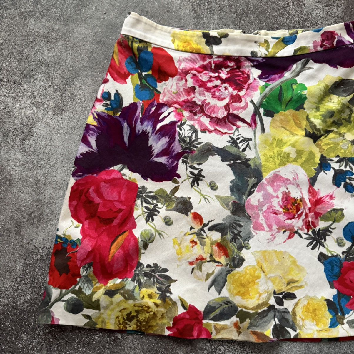 Alice + Olivia × Japanese Brand Alice + Olivia Multicolour Floral Mini Skirt Size 26" / US 2 / IT 38 - 5 Thumbnail