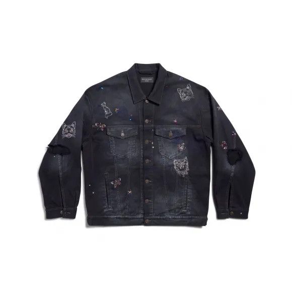 Balenciaga o1w1db10825 Oversized Jacket in Black Size US M / EU 48-50 / 2 - 1 Preview