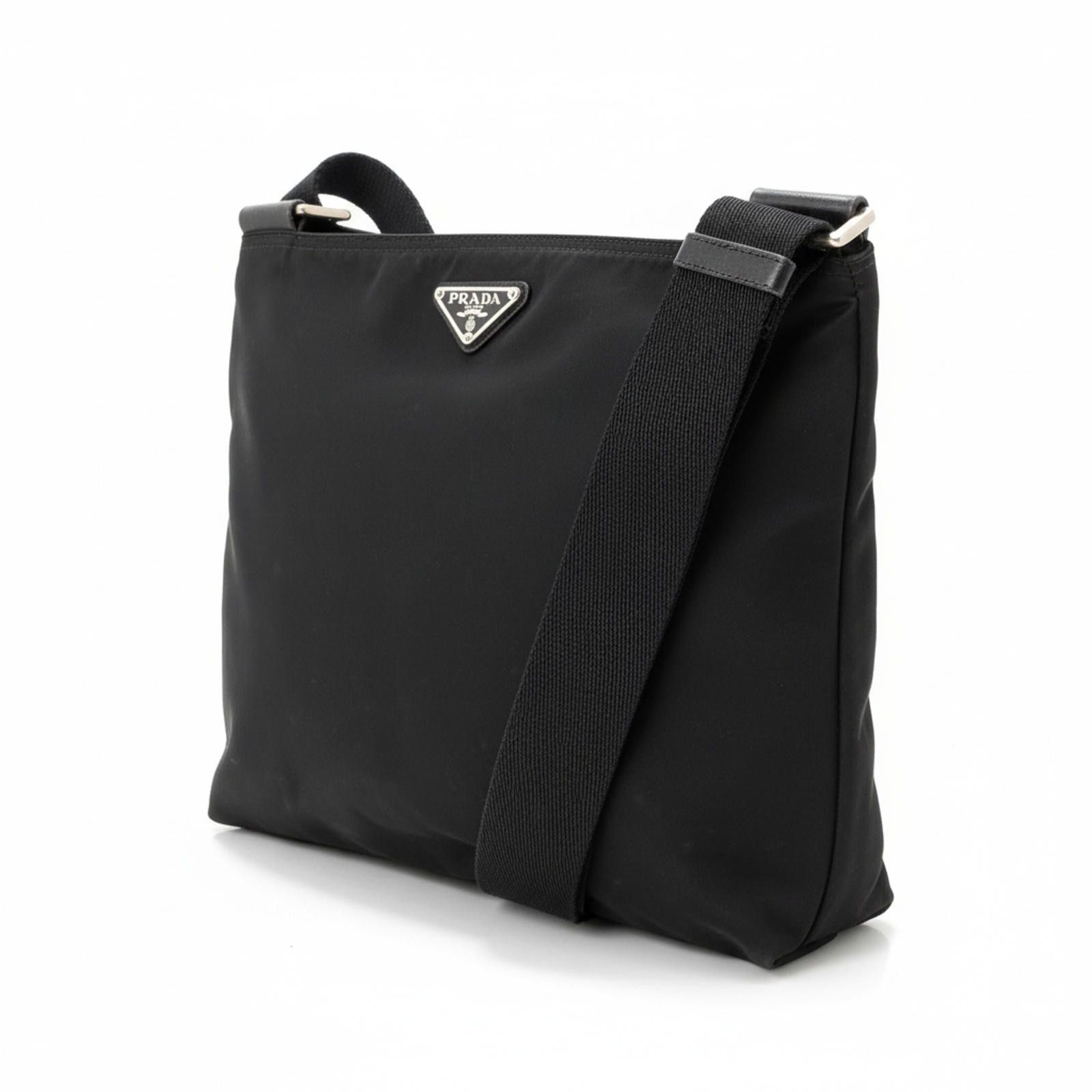 Prada Prada - Black Nylon Crossbody Bag Size ONE SIZE - 1 Thumbnail