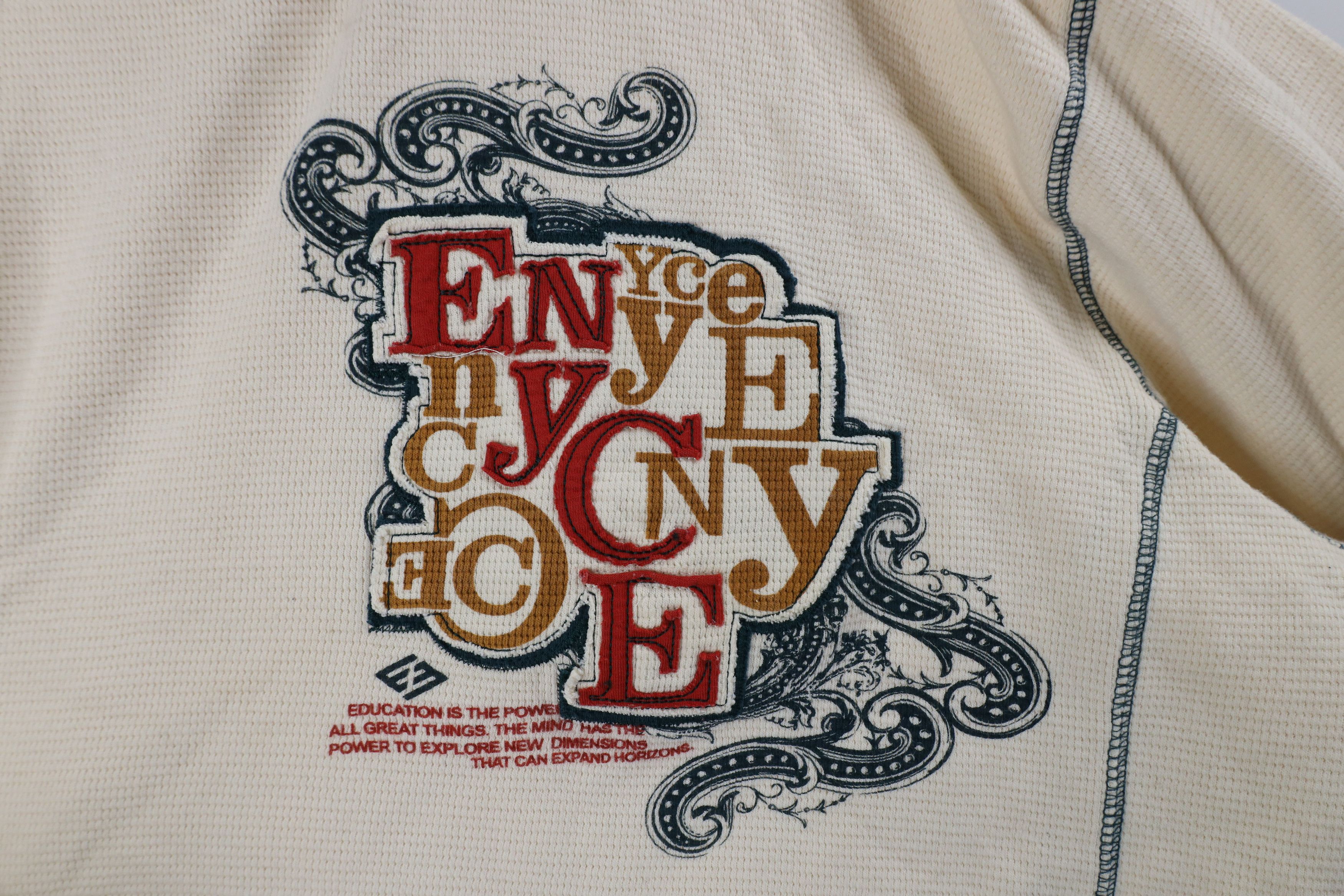 Enyce × Vintage Vintage Y2K Enyce Thermal Waffle Knit Long Sleeve T-Shirt Size US XXL / EU 58 / 5 - 4 Thumbnail