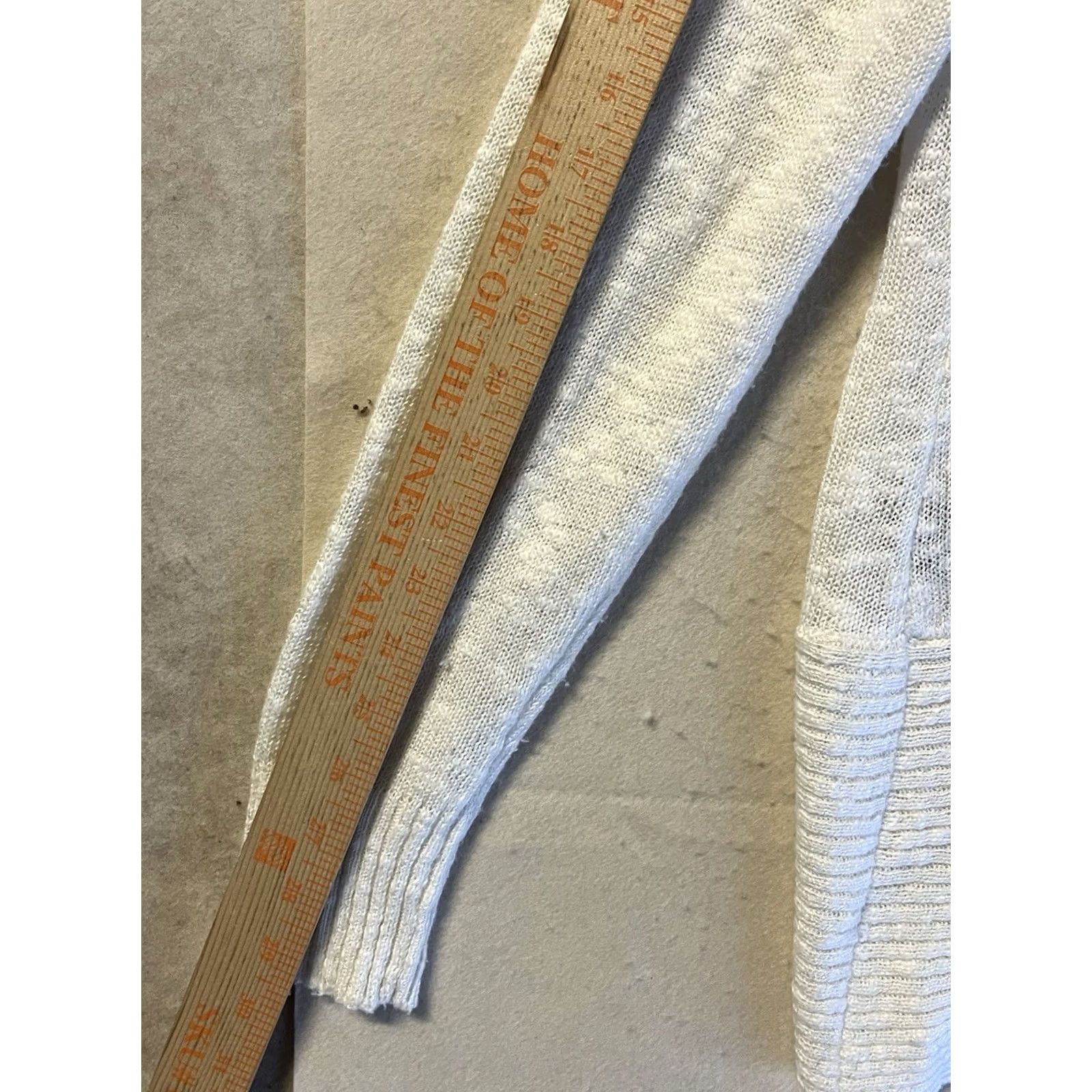 Kenneth Cole Kenneth Cole Cardigan Women L Open Knit Beige Ivory Classic Preppy American Size L / US 10 / IT 46 - 5 Thumbnail