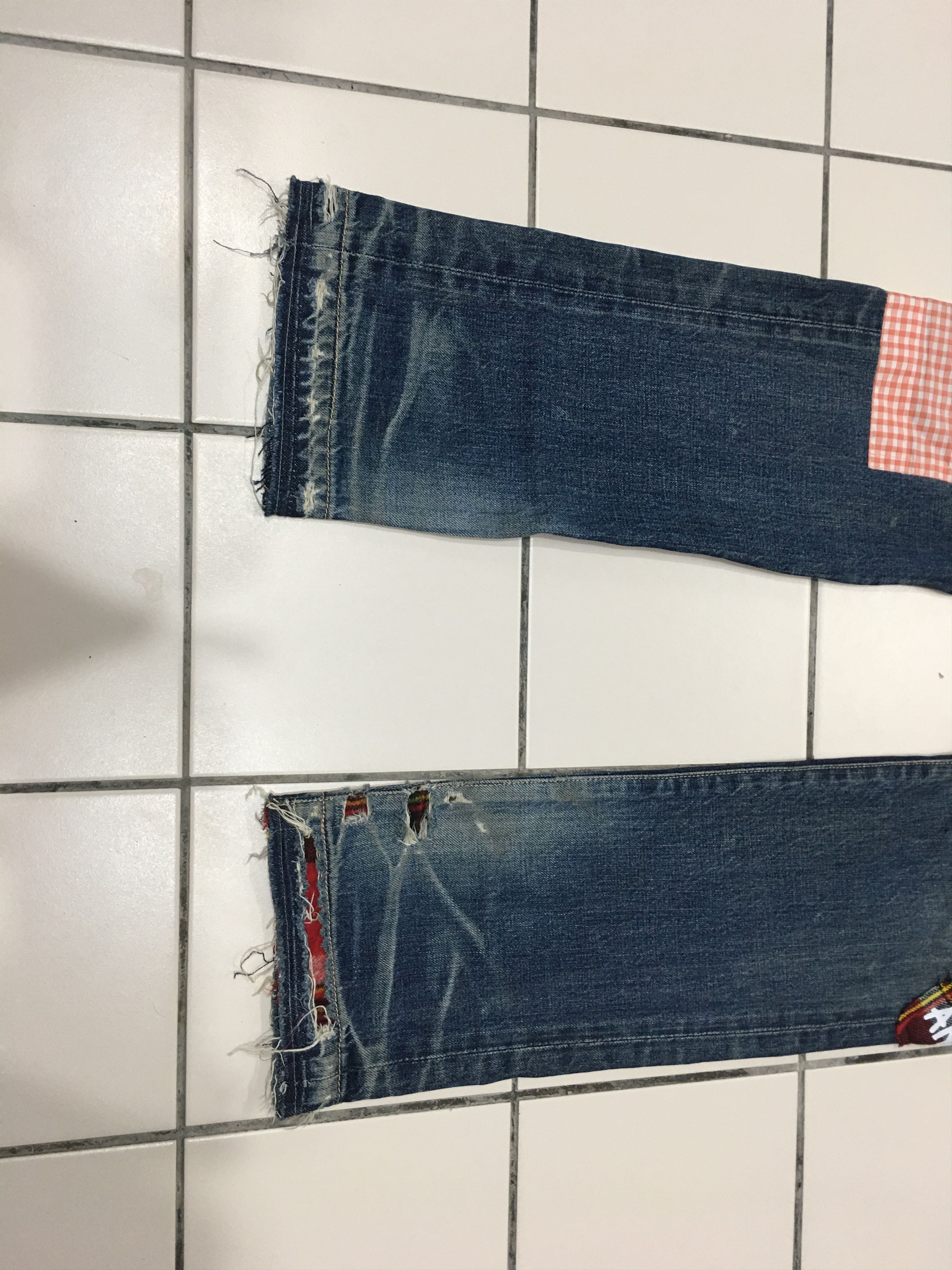 Hysteric Glamour 🔥hysteric glamour punk patcwork Size US 31 - 2 Thumbnail