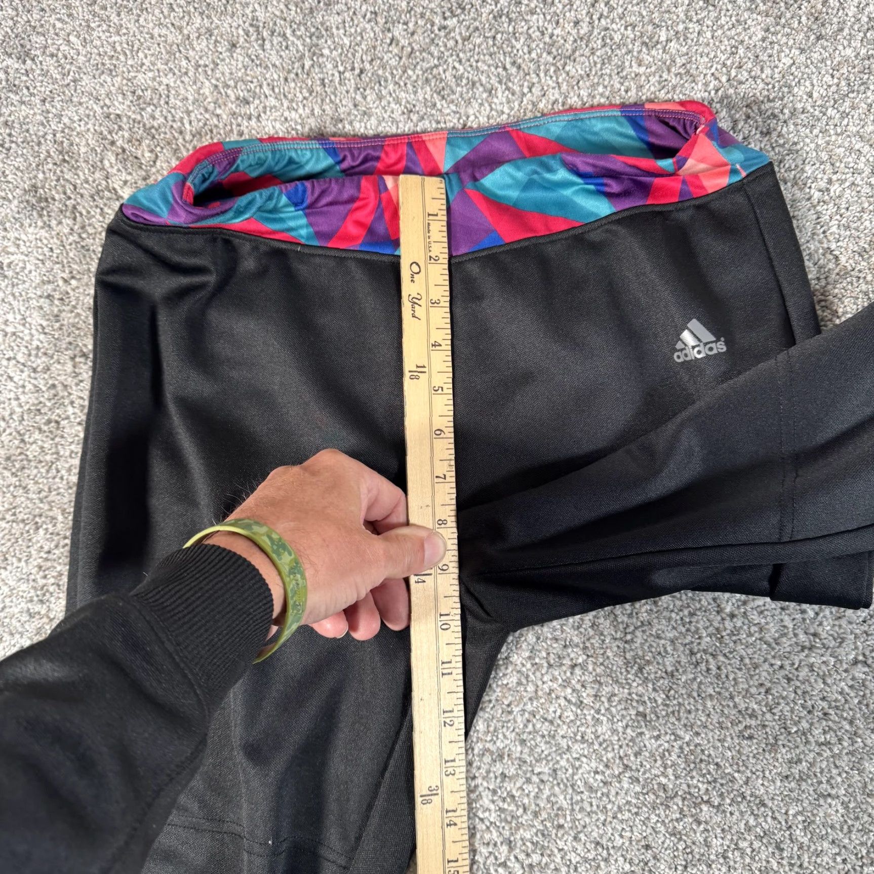 Adidas Adidas Capri Pants Womens XL Black AEROREADY Cropped Athletic Running Workout Size 40" / US 18 - 5 Thumbnail