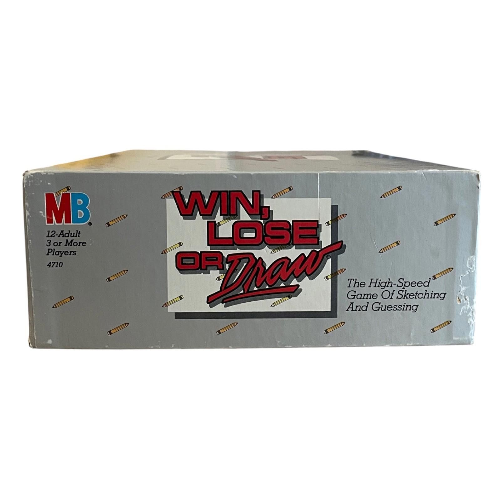 Other Vintage Win Lose or Draw 1987 Game– Complete w/Worn Box Size ONE SIZE - 4 Thumbnail
