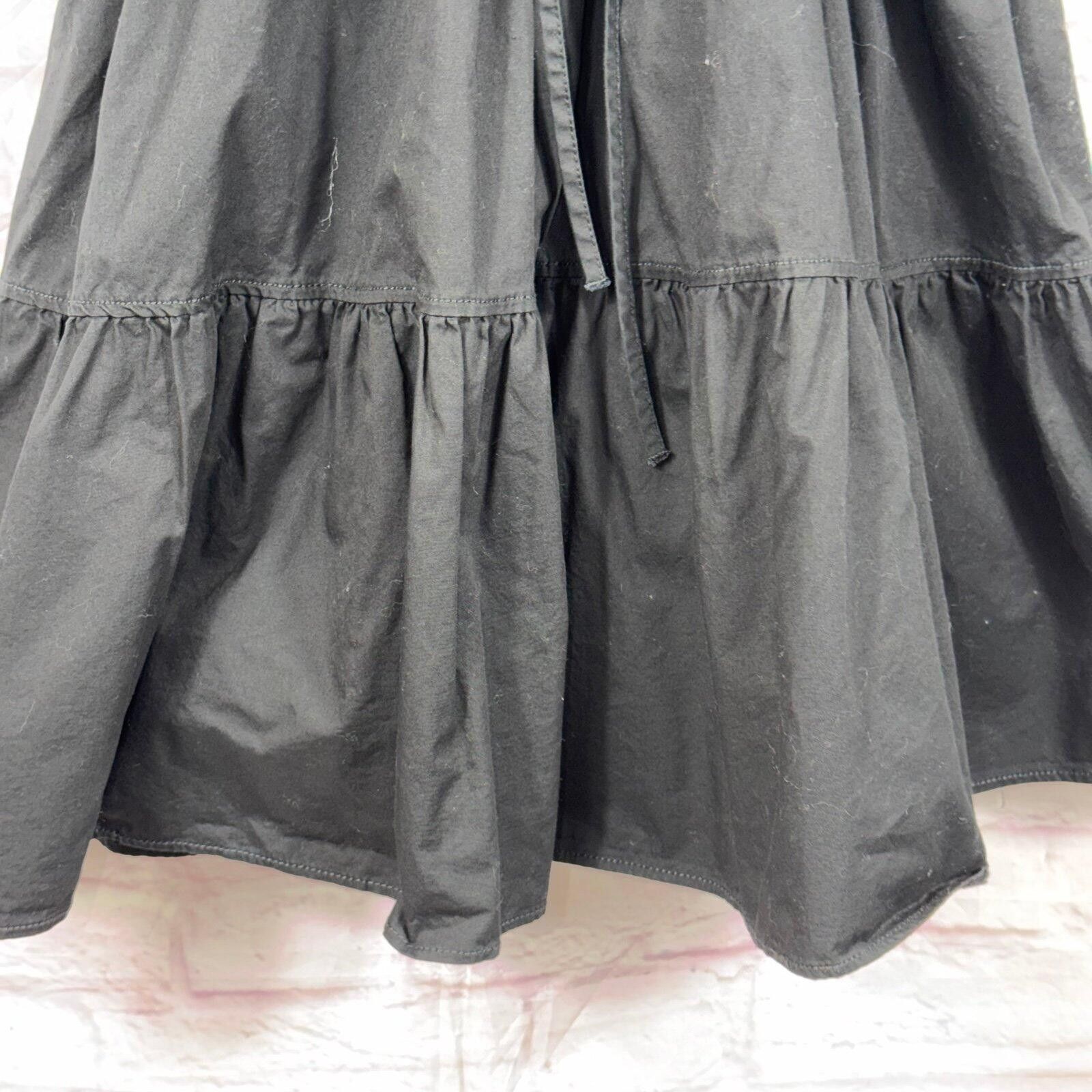 Zara Zara Black Tiered Mini Shirt Dress Womens XS Short Sleeve Size XS / US 0-2 / IT 36-38 - 4 Thumbnail