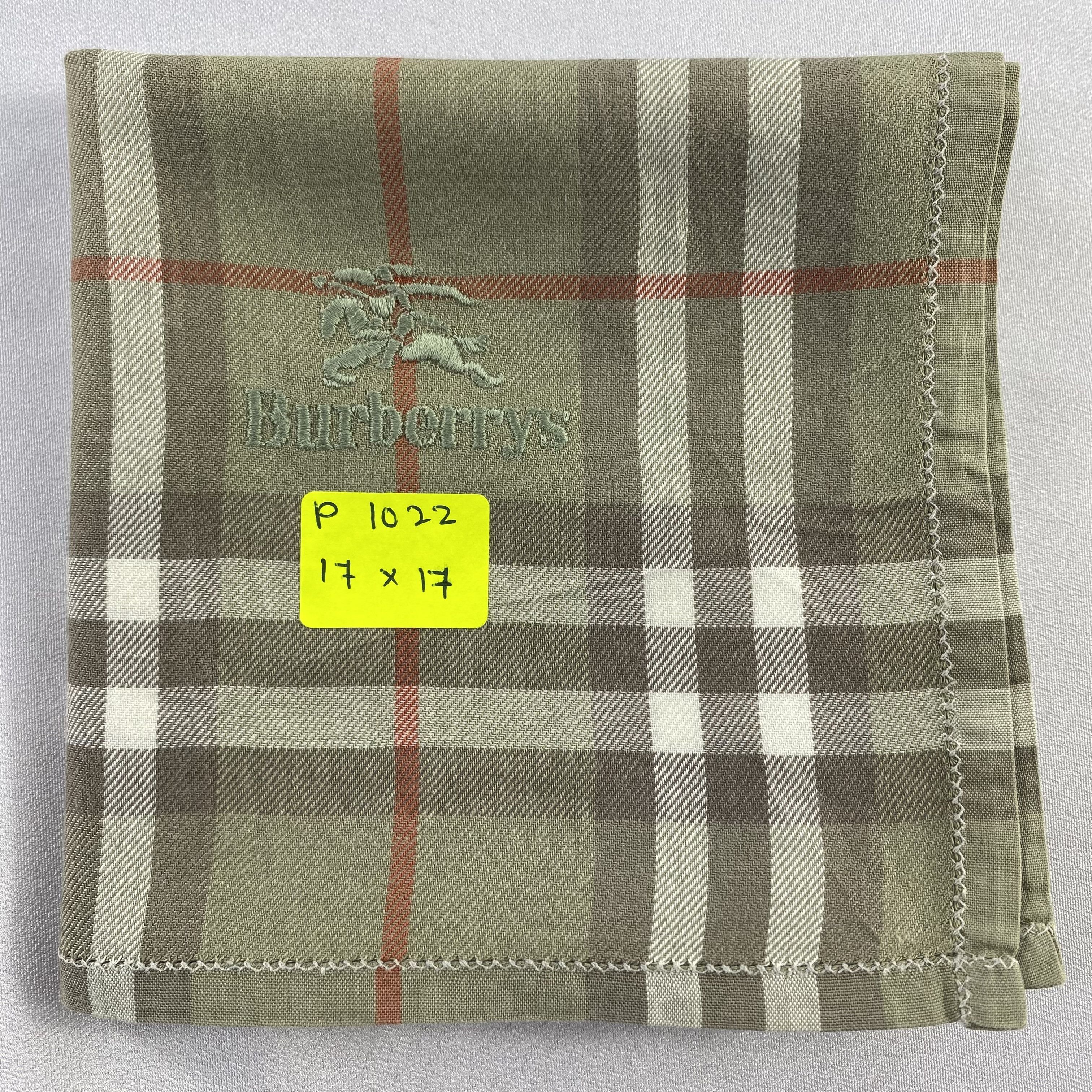Burberry × Vintage Burberry Handkerchief / Neckerchief / Bandana-P1022 Size ONE SIZE - 5 Thumbnail