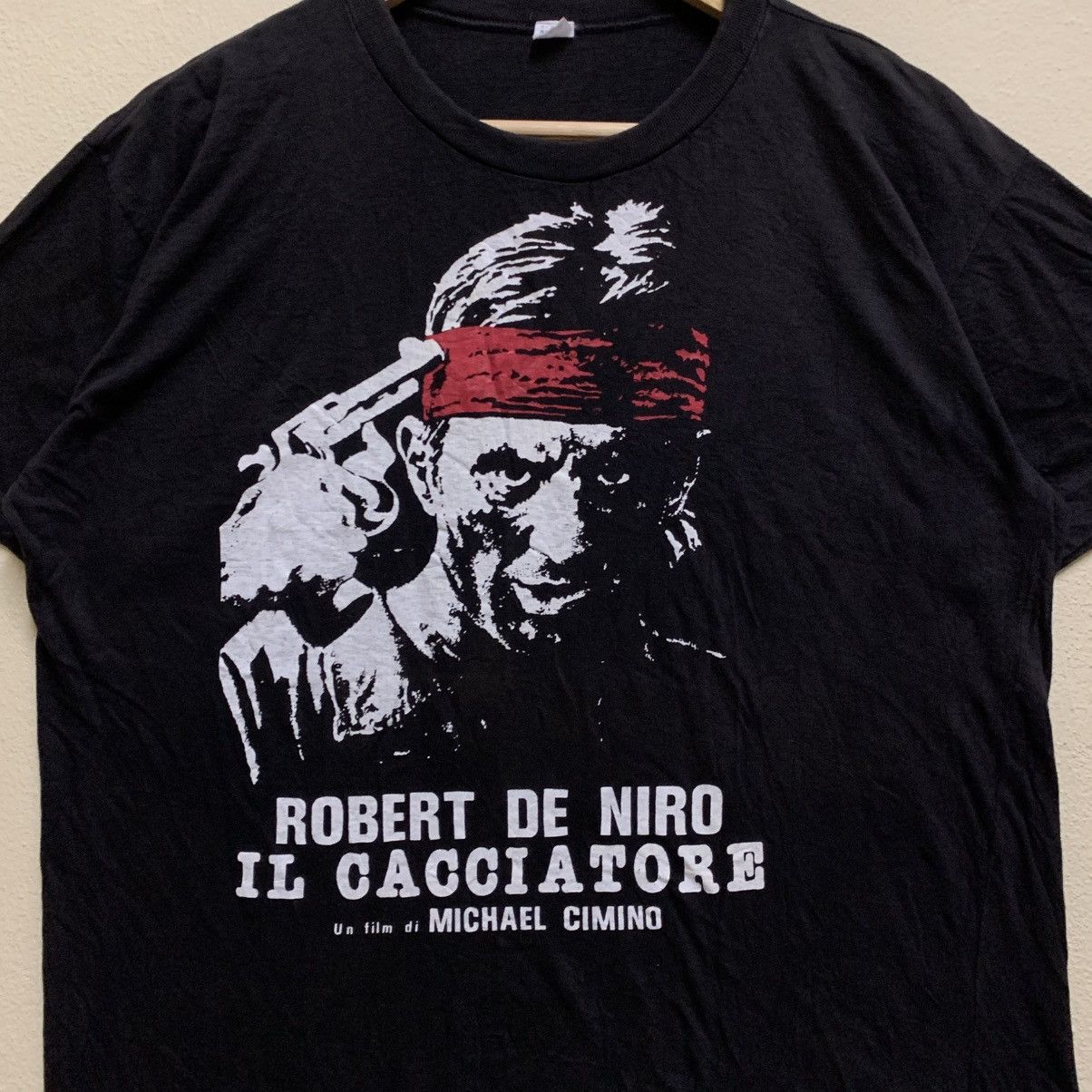 Vintage Vintage THE DEER HUNTER 1978 Robert De Niro promo Movie Size US L / EU 52-54 / 3 - 2 Thumbnail