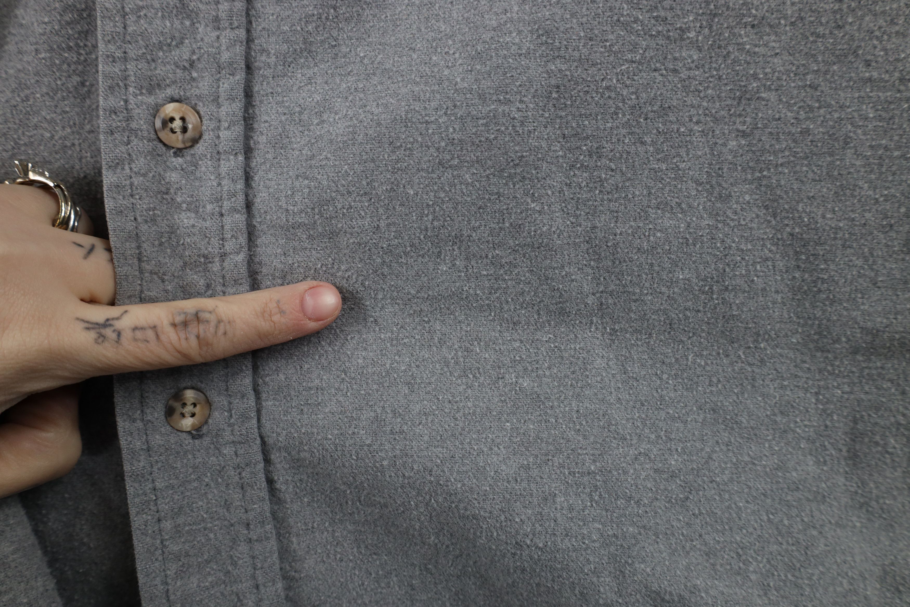 Vintage Vintage 90s Streetwear Cloth Collared Button Shirt USA Size US XL / EU 56 / 4 - 4 Thumbnail