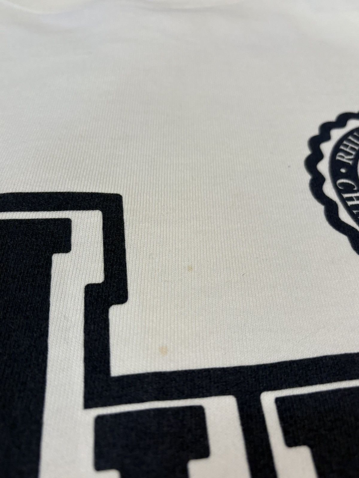 Rhude Rhude Tee White/Navy Size XL Size US XL / EU 56 / 4 - 2 Thumbnail